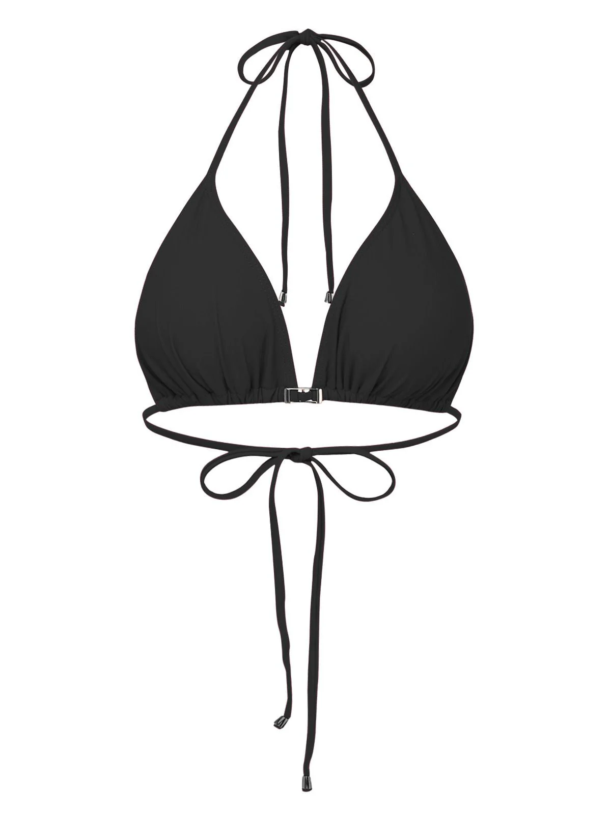 Maillot de bain dos nu en maille noire années 1950 - Image 3