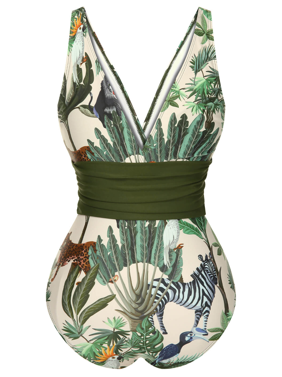 Maillot de bain et cache-maillot en forme de feuille de palmier des années 1960 - Image 9