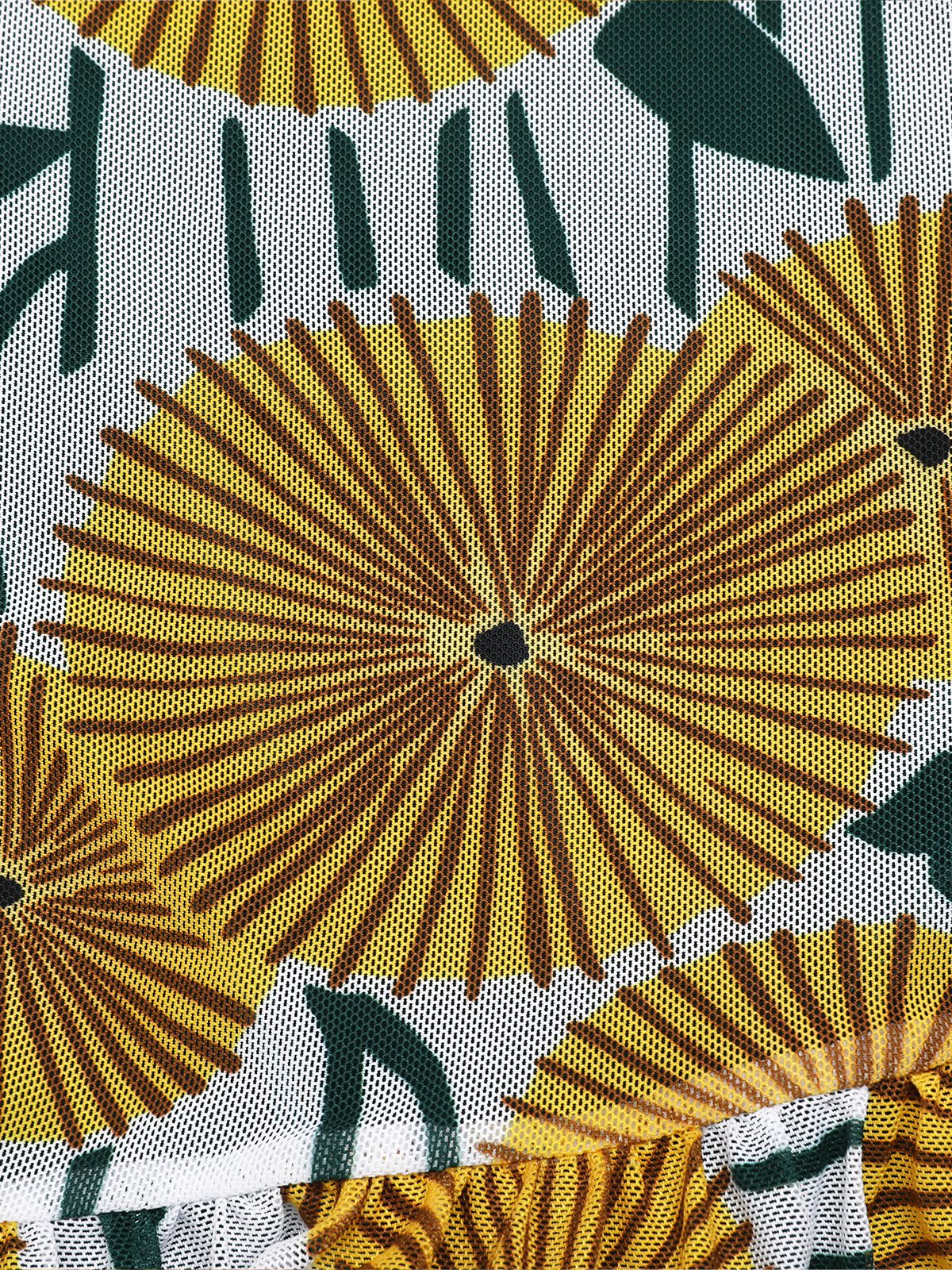 Maillot de bain à fleurs de ping-pong à licou des années 1950 - Image 10