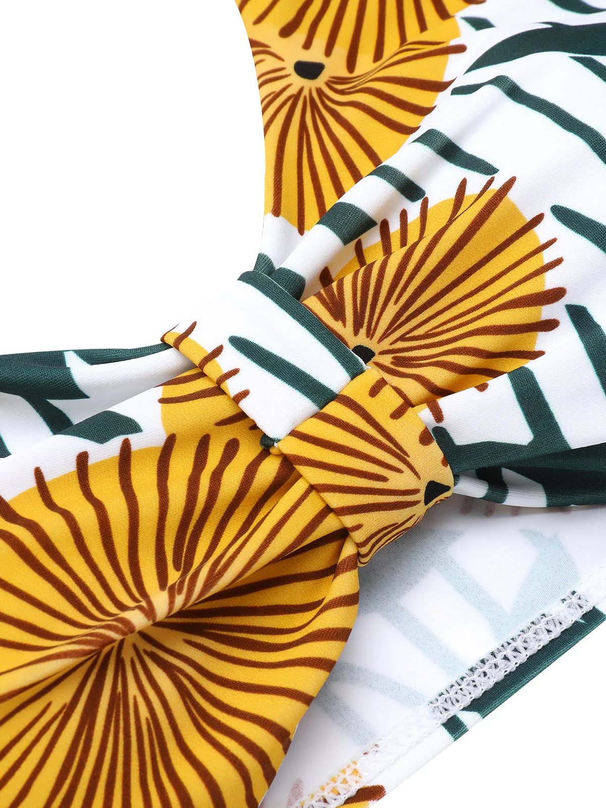 Maillot de bain à fleurs de ping-pong à licou des années 1950 - Image 8