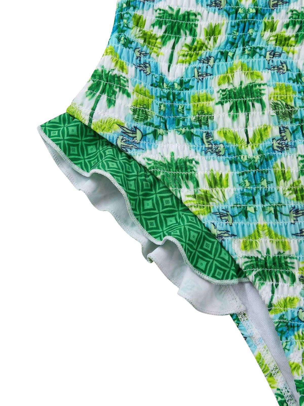 Maillot de bain imprimé cocotier tropical années 1960 - Image 4
