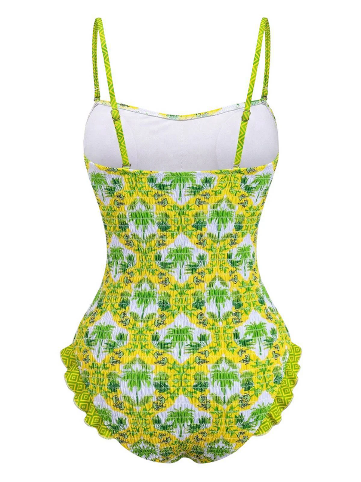 Maillot de bain imprimé cocotier tropical années 1960 - Image 6