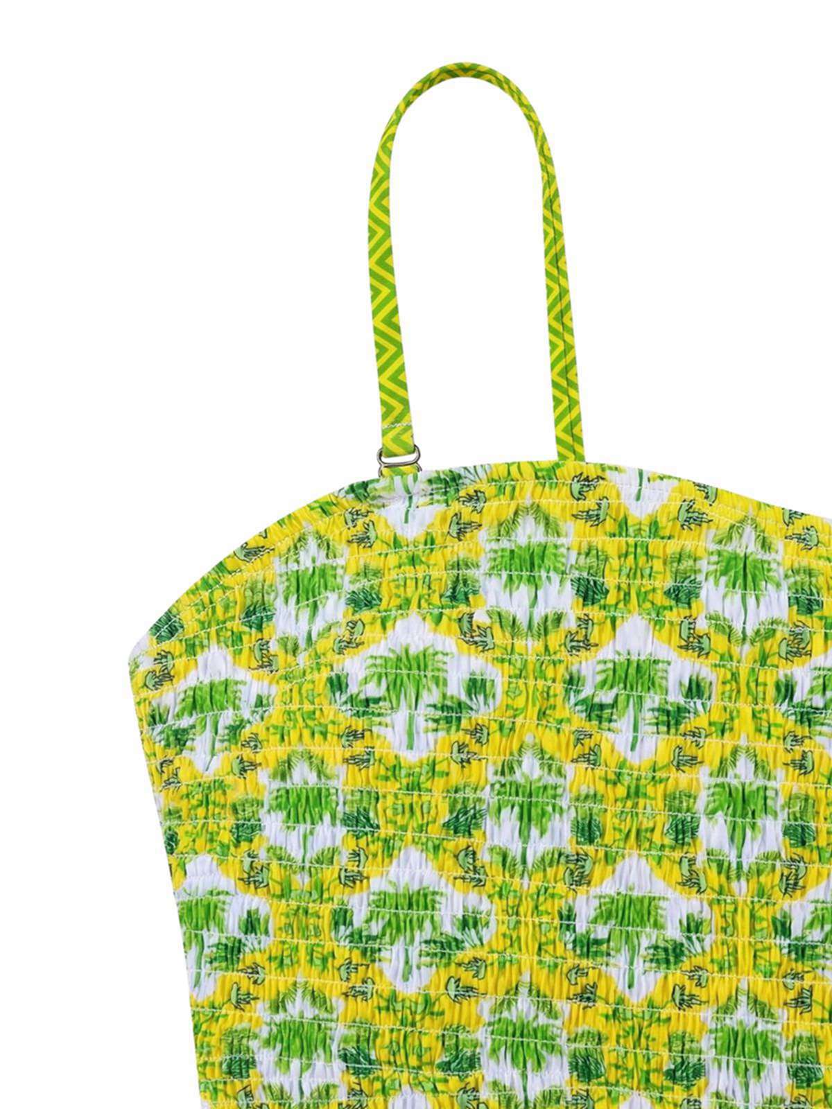 Maillot de bain imprimé cocotier tropical années 1960 - Image 7