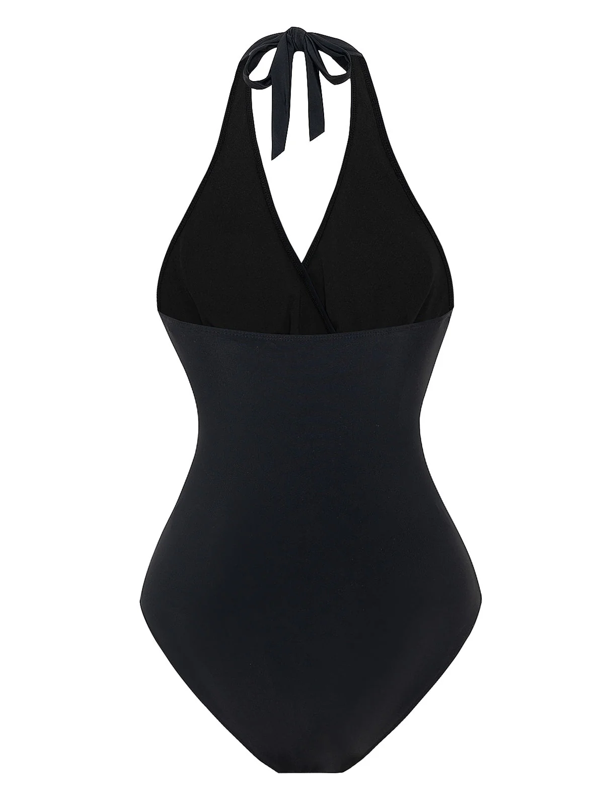 Maillot de bain licou avec ceinture à anneaux solides des années 1960 - Image 2