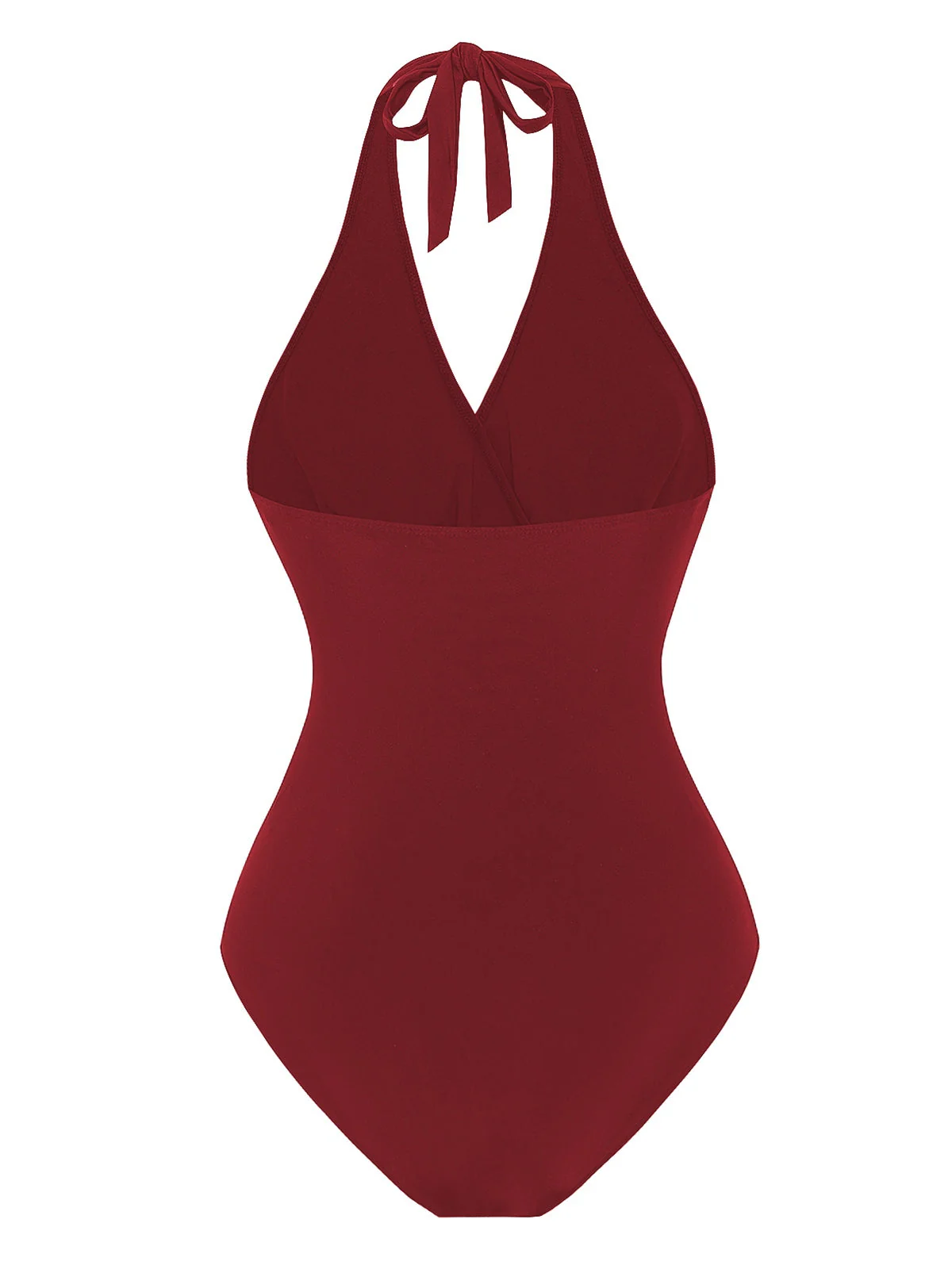 Maillot de bain licou avec ceinture à anneaux solides des années 1960 - Image 5