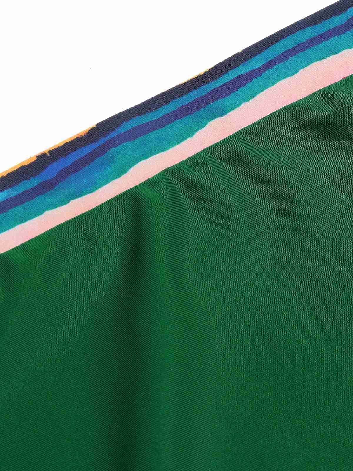 Maillot de bain multicolore à rayures Boho 1970 avec Cache Maillot - Image 8