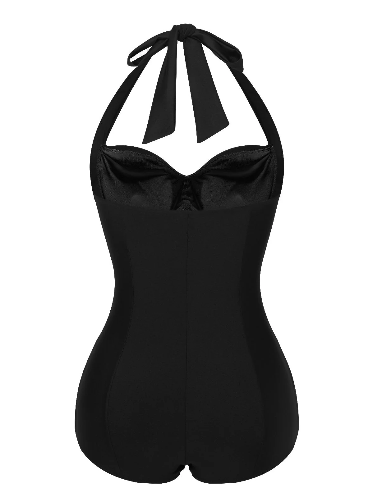 Maillot de Bain Rose Pâle À Pois Années 50 - Image 10