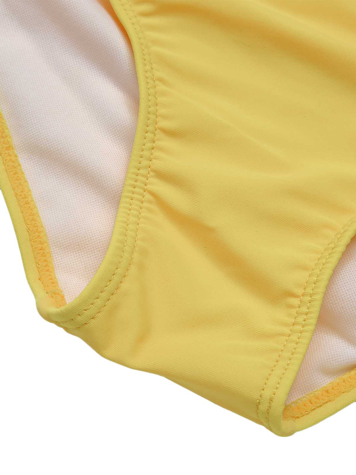 Maillot de bain tournesol jaune à bretelles spaghetti des années 1950 - Image 7