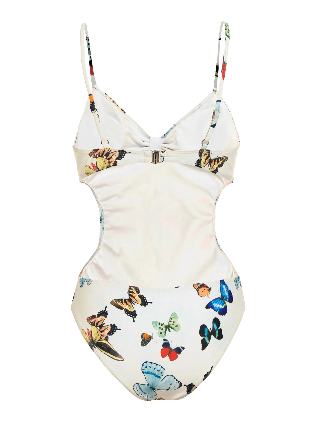 Maillot de Bain Une Pièce à Bretelles Papillons et Jupe Couvrante - Image 5