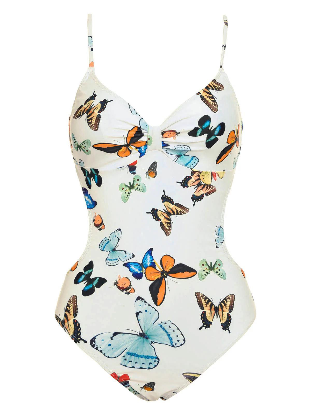 Maillot de Bain Une Pièce à Bretelles Papillons et Jupe Couvrante - Image 6