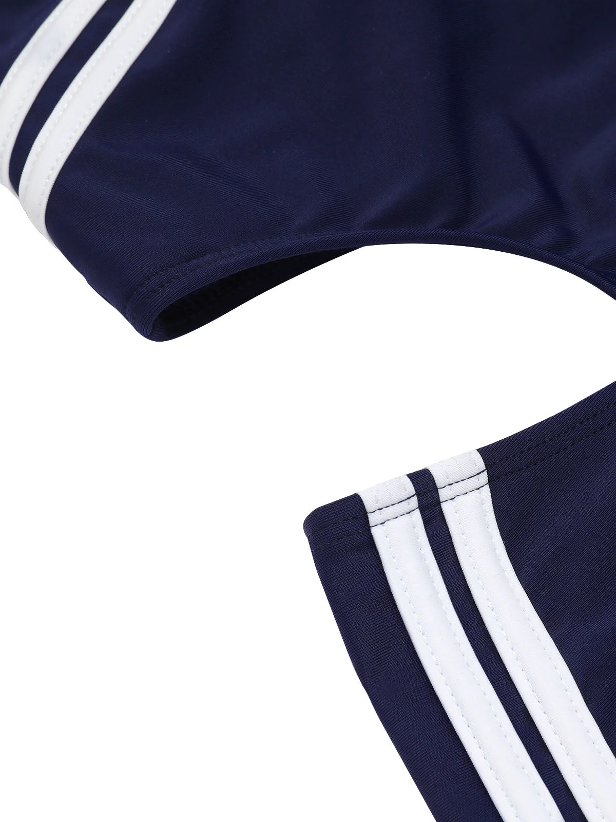 Maillot de bain une pièce dos nu années 30 bleu marine - Image 5