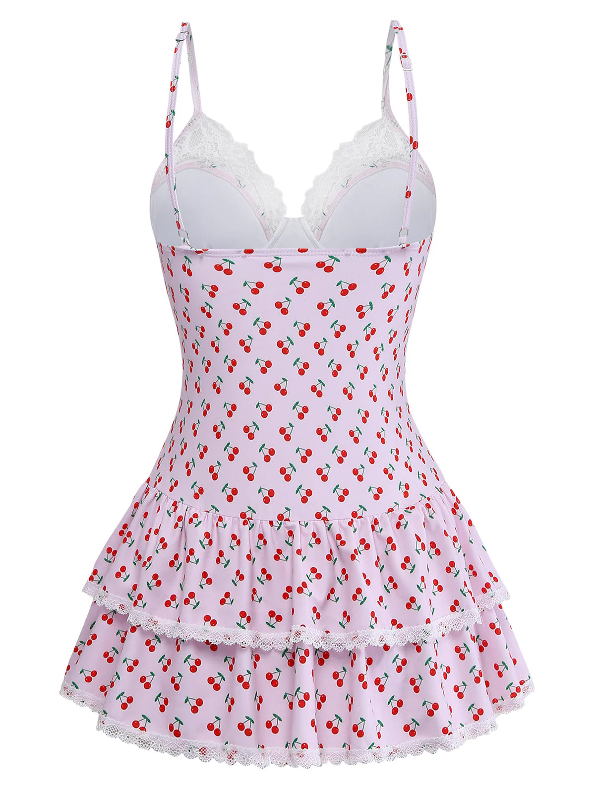 Maillot de Bain Une Pièce Imprimé Cerises Années 1940 - Image 4