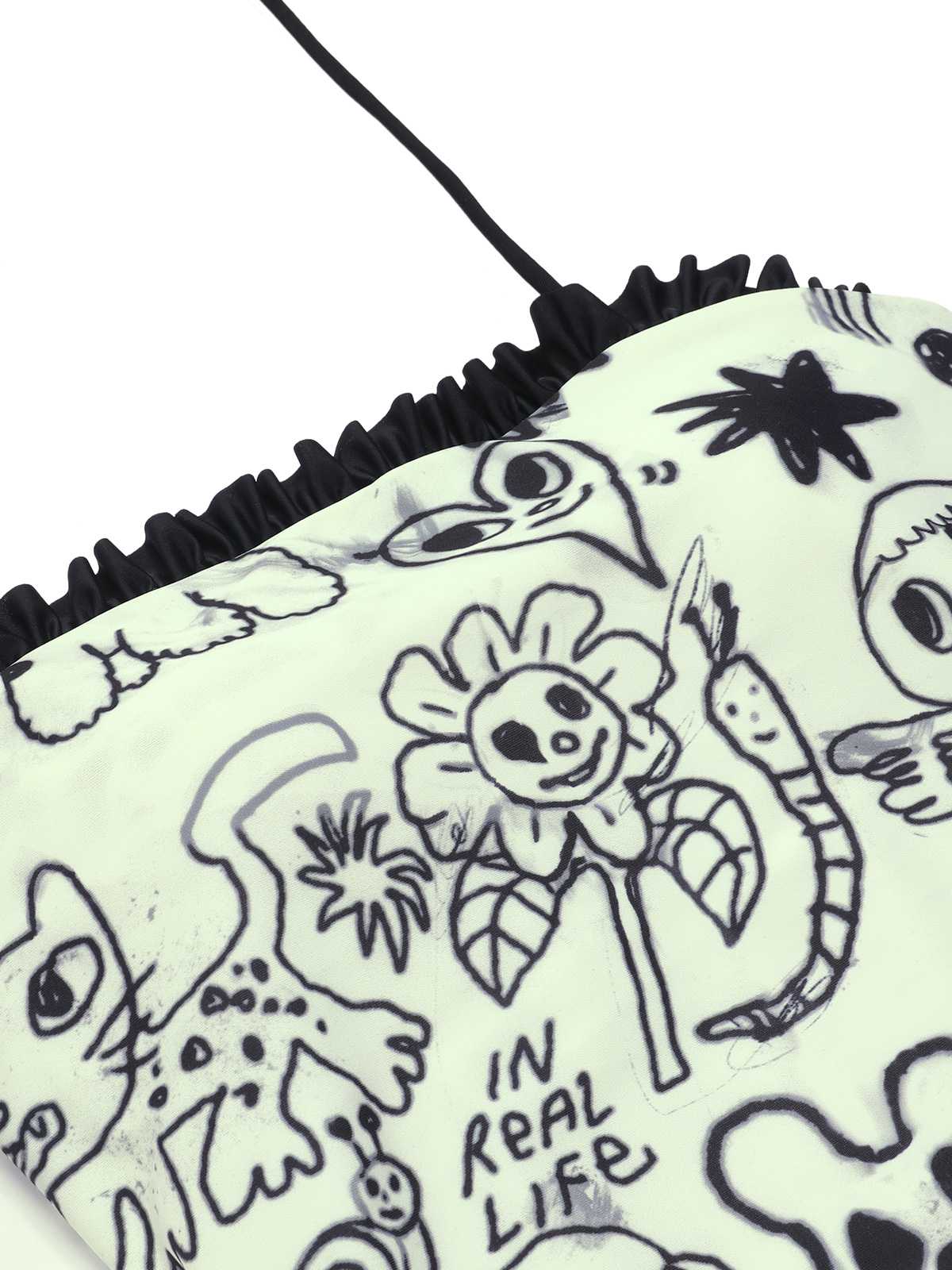 Maillot de bain une pièce à volants motif dessin animé années 1960 - Image 4
