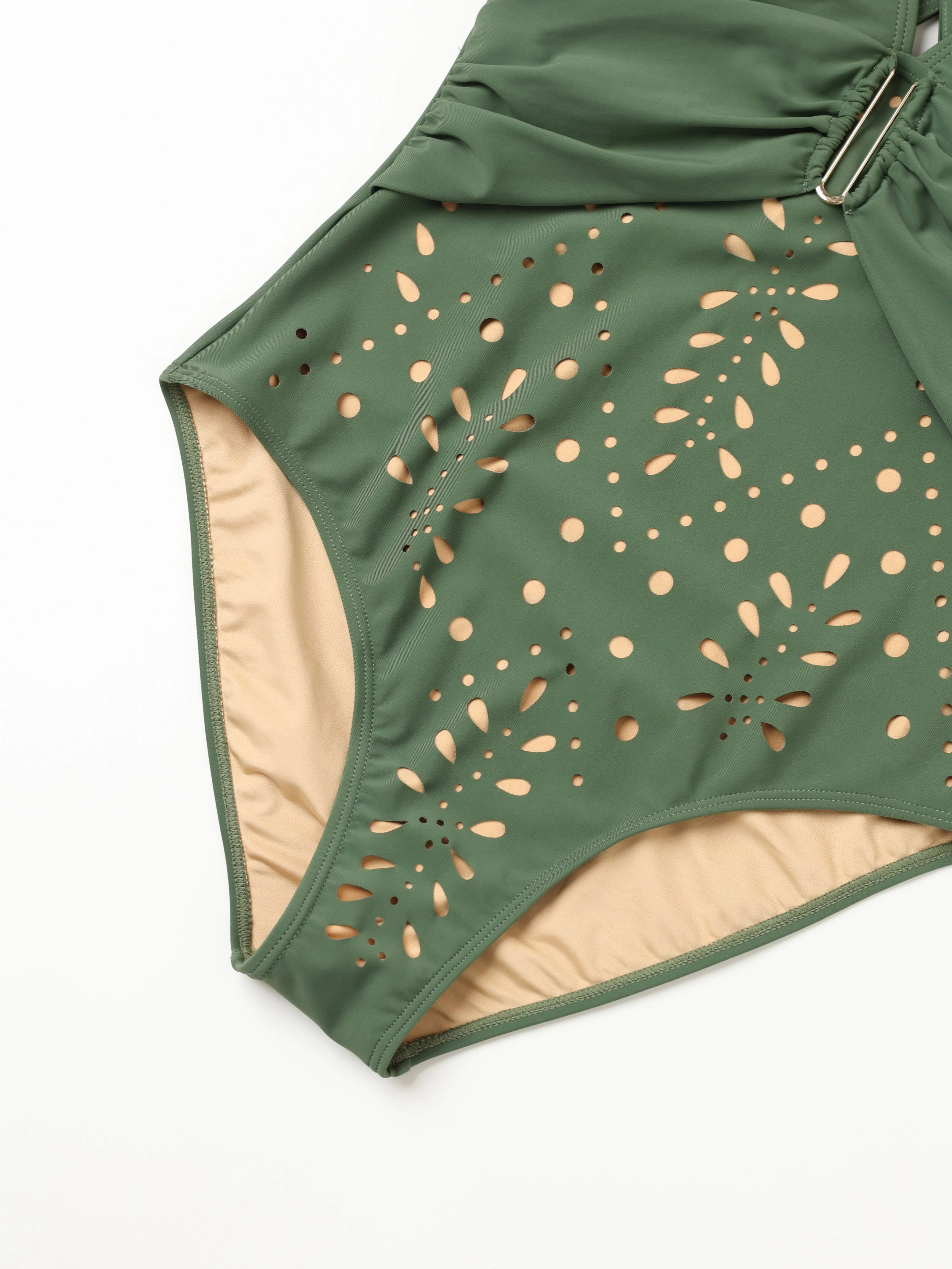 Maillot de bain une pièce boucle métallique années 40 - Image 8