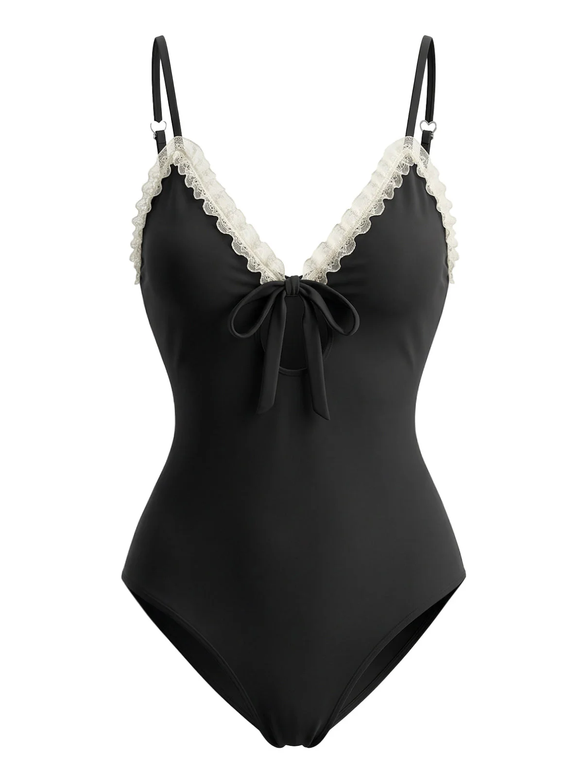 Maillot De Bain Une Pièce Bretelles Réglables Années 1940 - Image 2