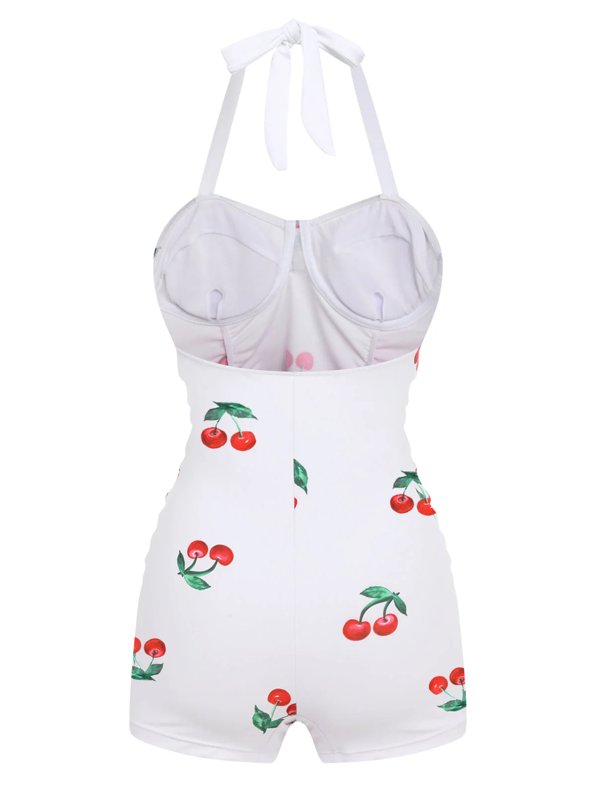 Maillot de Bain Une Pièce cerise été rétro Chic - Image 8