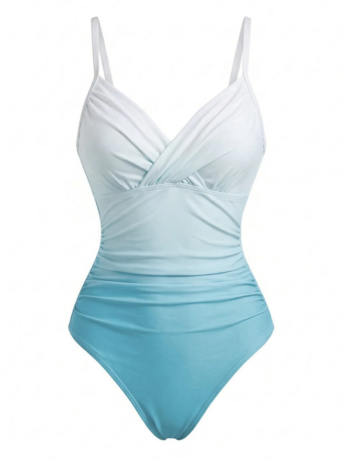 Maillot de bain une pièce dégradé à bretelles croisées années 1940 - Image 2