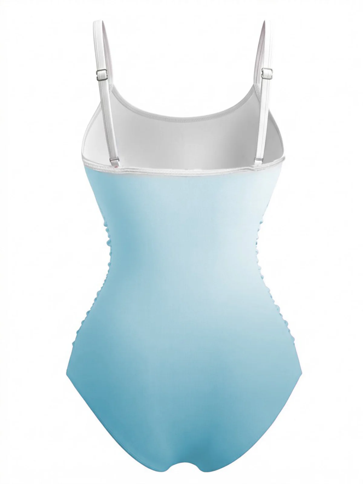 Maillot de bain une pièce dégradé à bretelles croisées années 1940 - Image 4