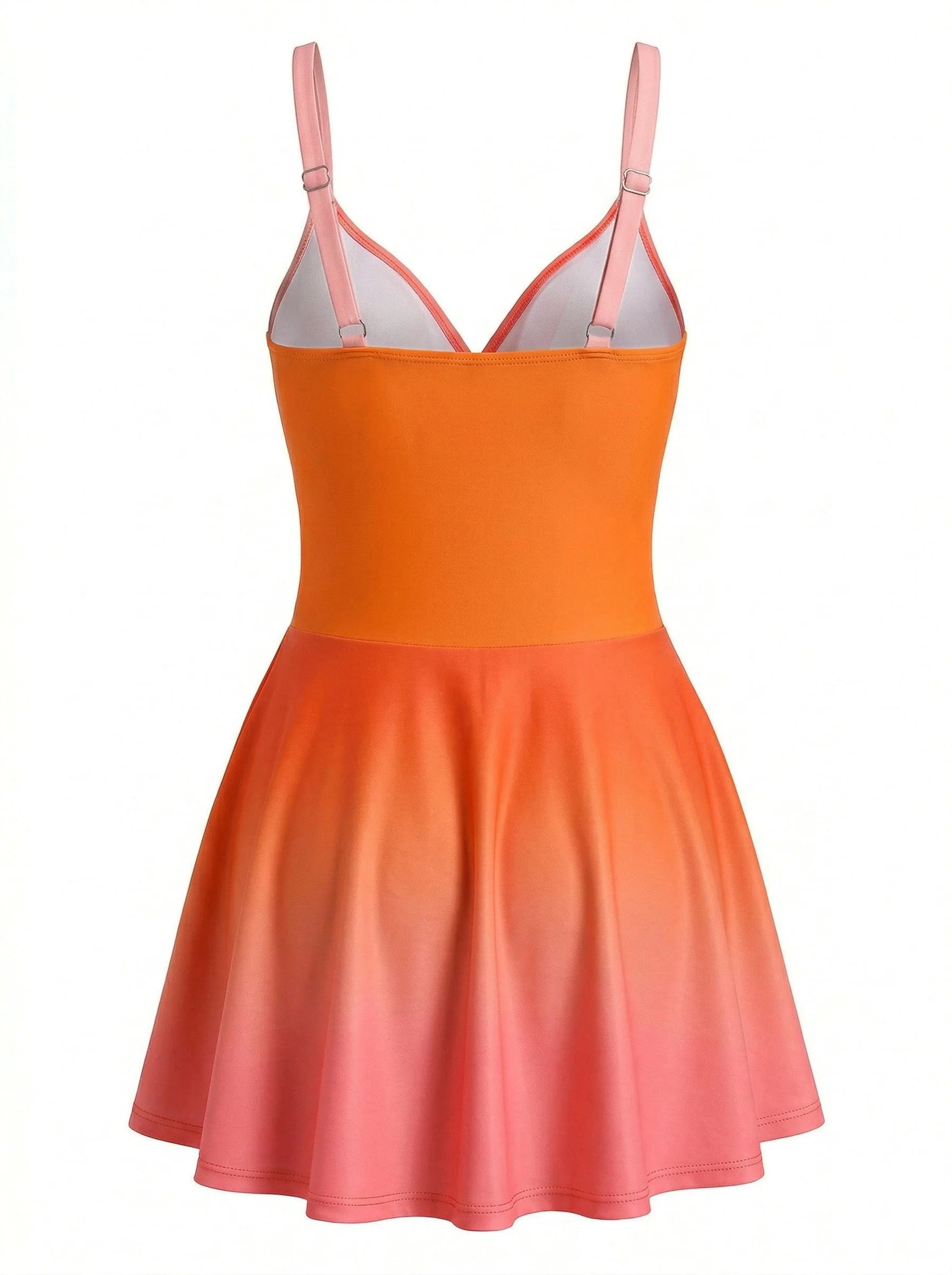 Maillot de bain une pièce effet miroir et ombré torsade sur le devant années 1940 - Image 5