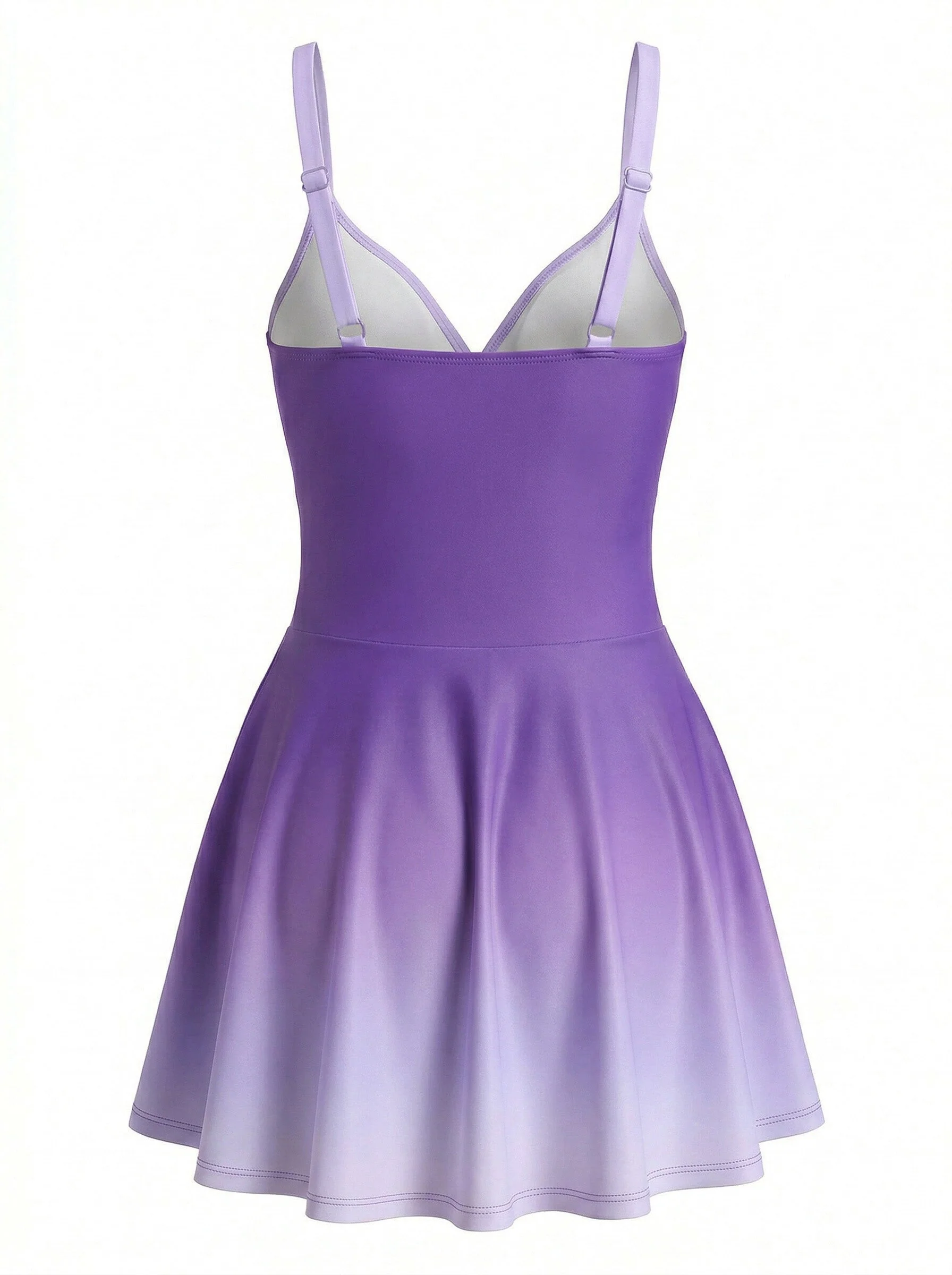 Maillot de bain une pièce effet miroir et ombré torsade sur le devant années 1940 - Image 9