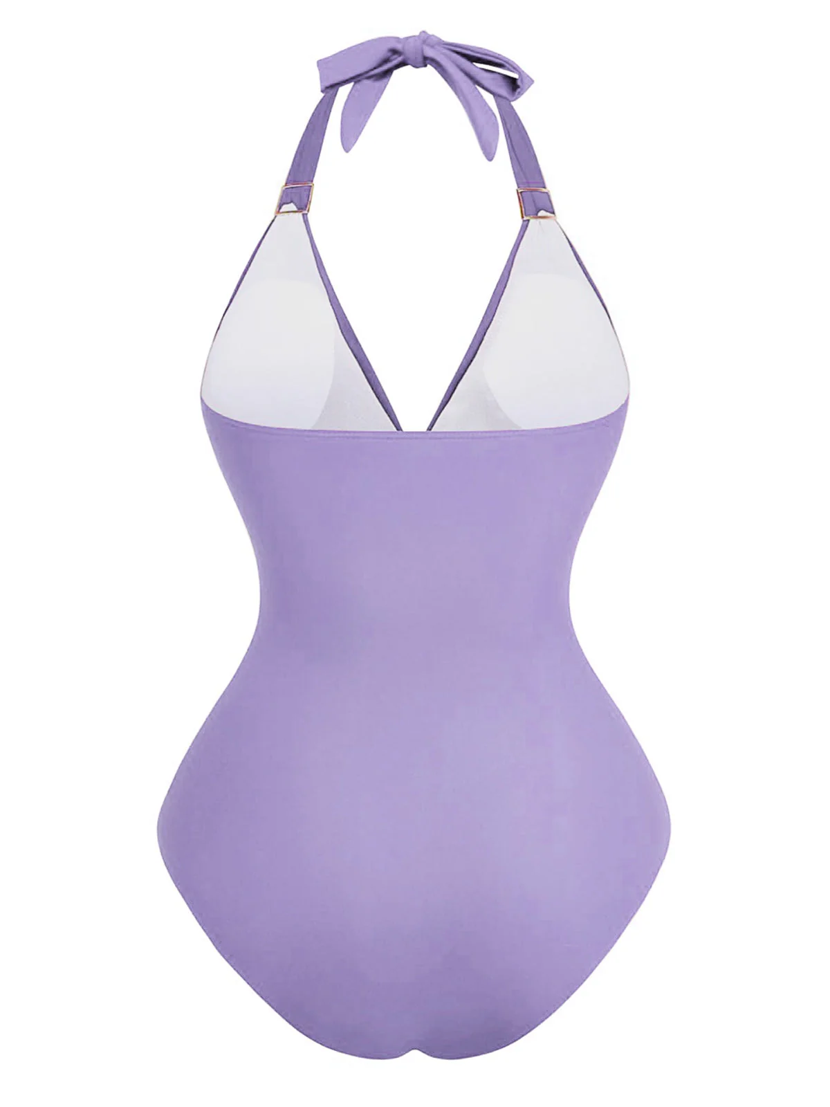 Maillot de bain une pièce froncé à décolleté plongeant en V années 1940 - Image 12