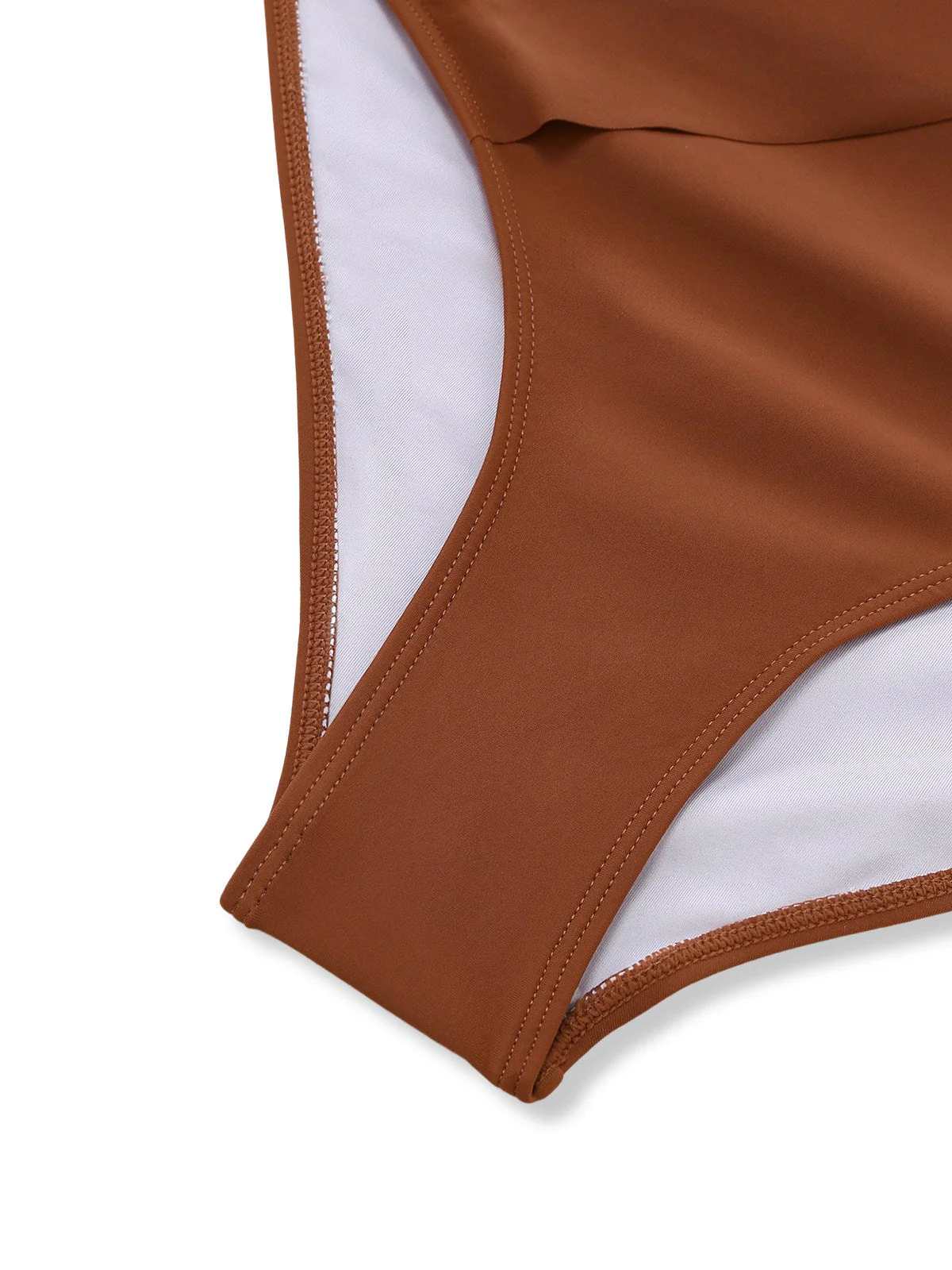Maillot de bain une pièce gainant col V et motif étoile mer années 1950 - Image 8