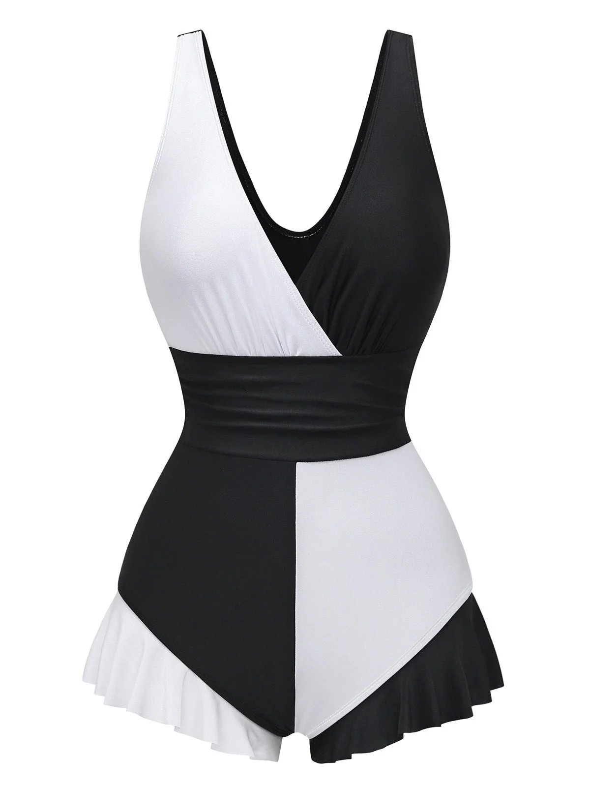 Maillot de bain volants coloré 1960s - Image 2