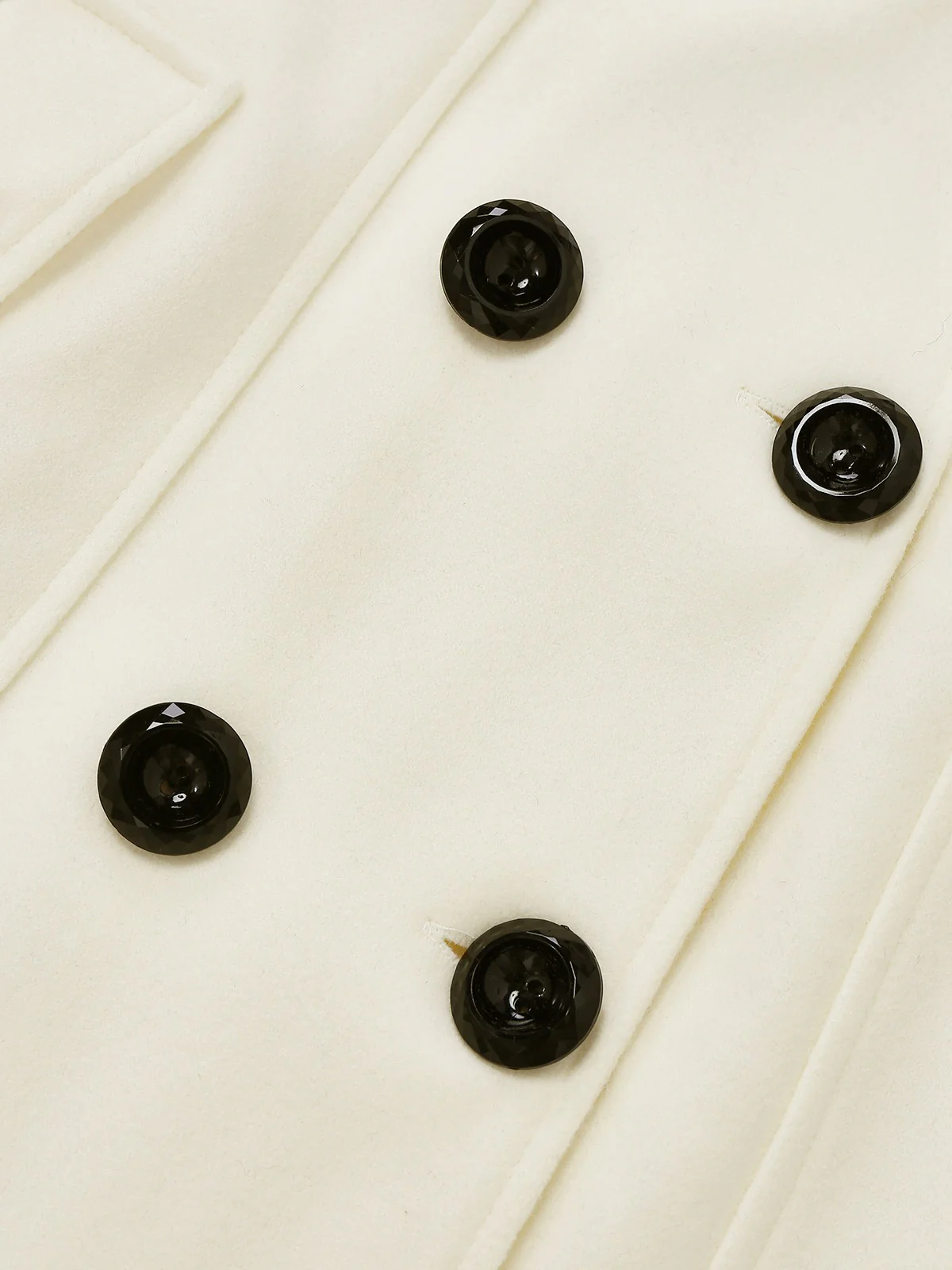 Manteau à boutons amovibles en fausse fourrure des années 1940 - Image 7