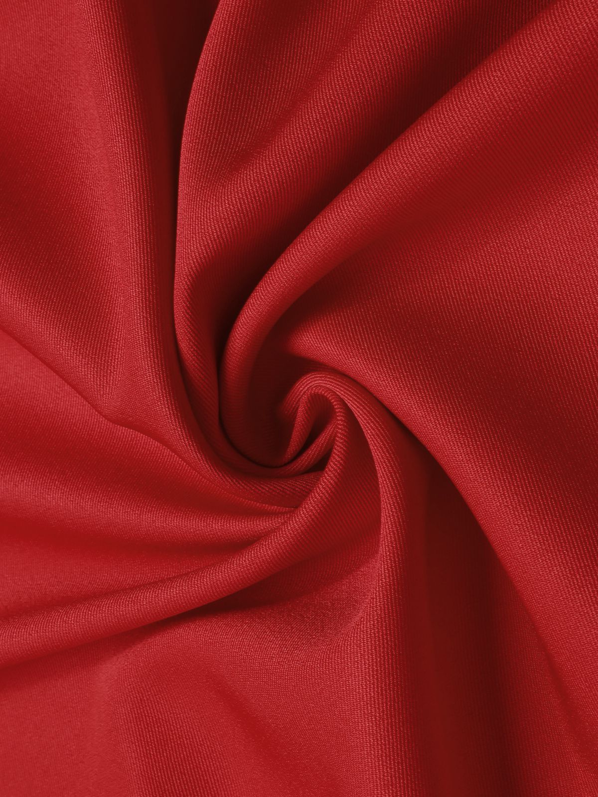 Manteau à col en fourrure rouge et noir des années 1950 - Image 9