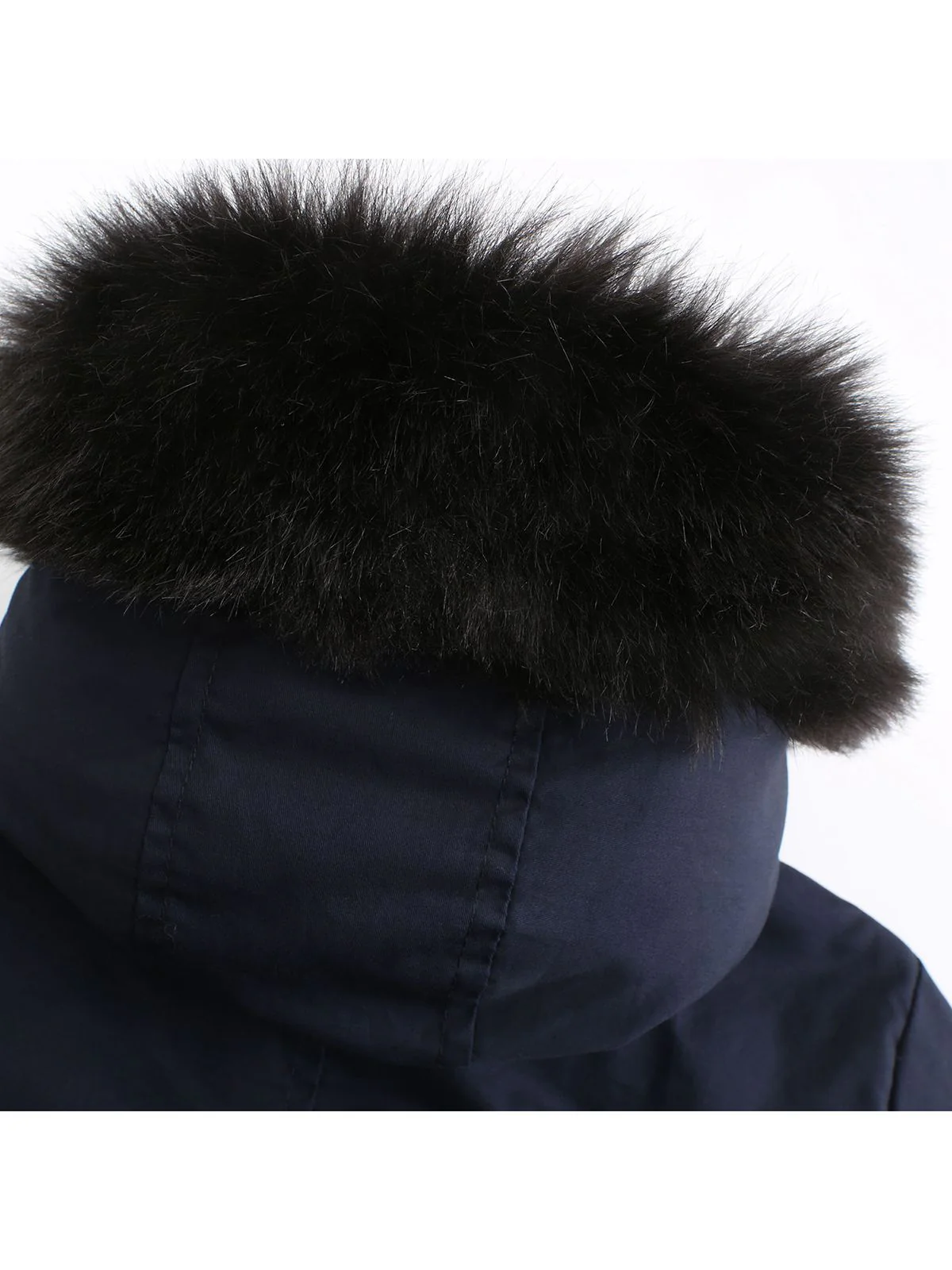 Manteau Années 50 Garnie de Fourrure Synthétique à Boucle - Image 16