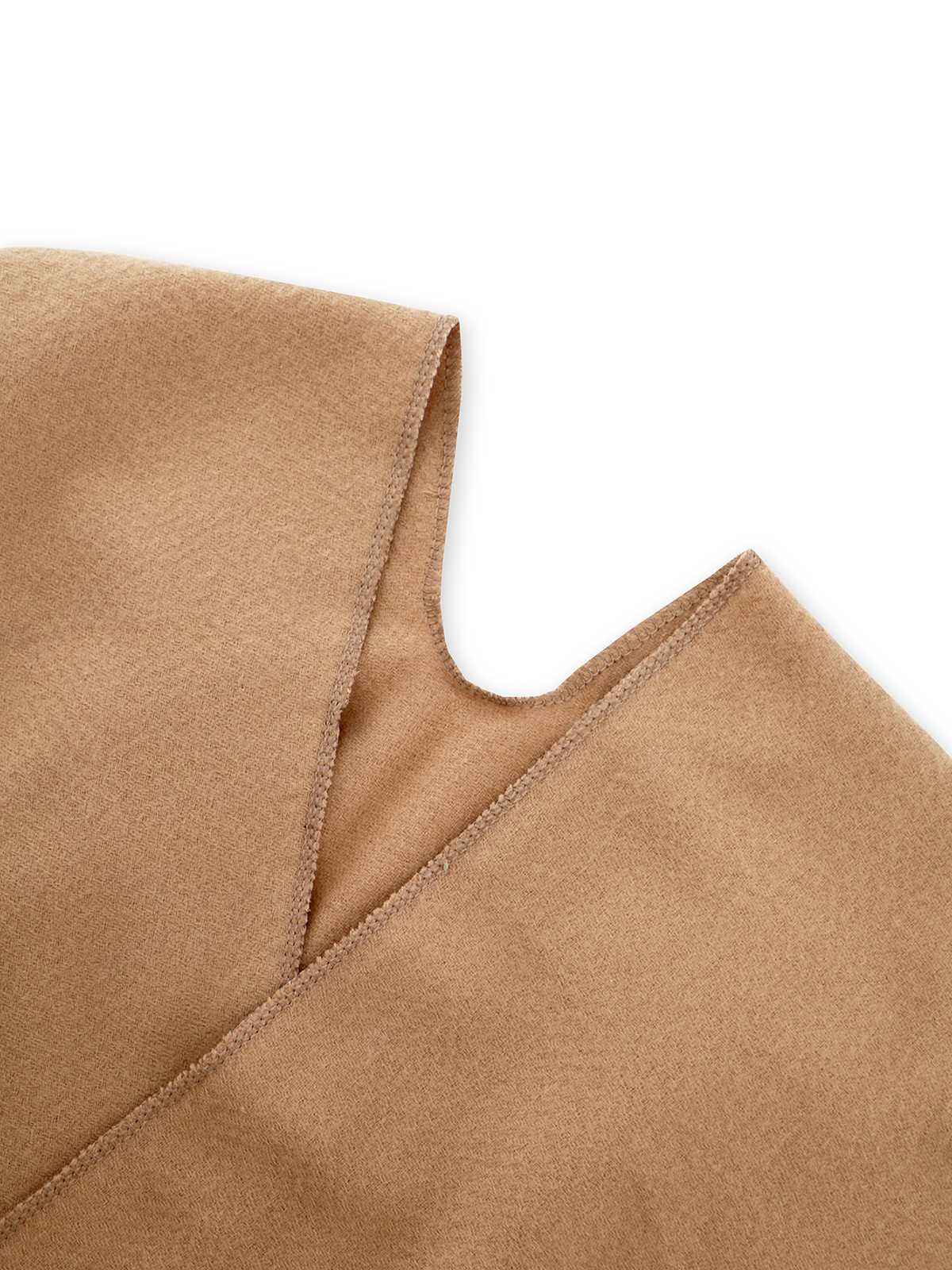 Manteau châle coupe-vent confortable à franges rayées des années 1950 - Image 5