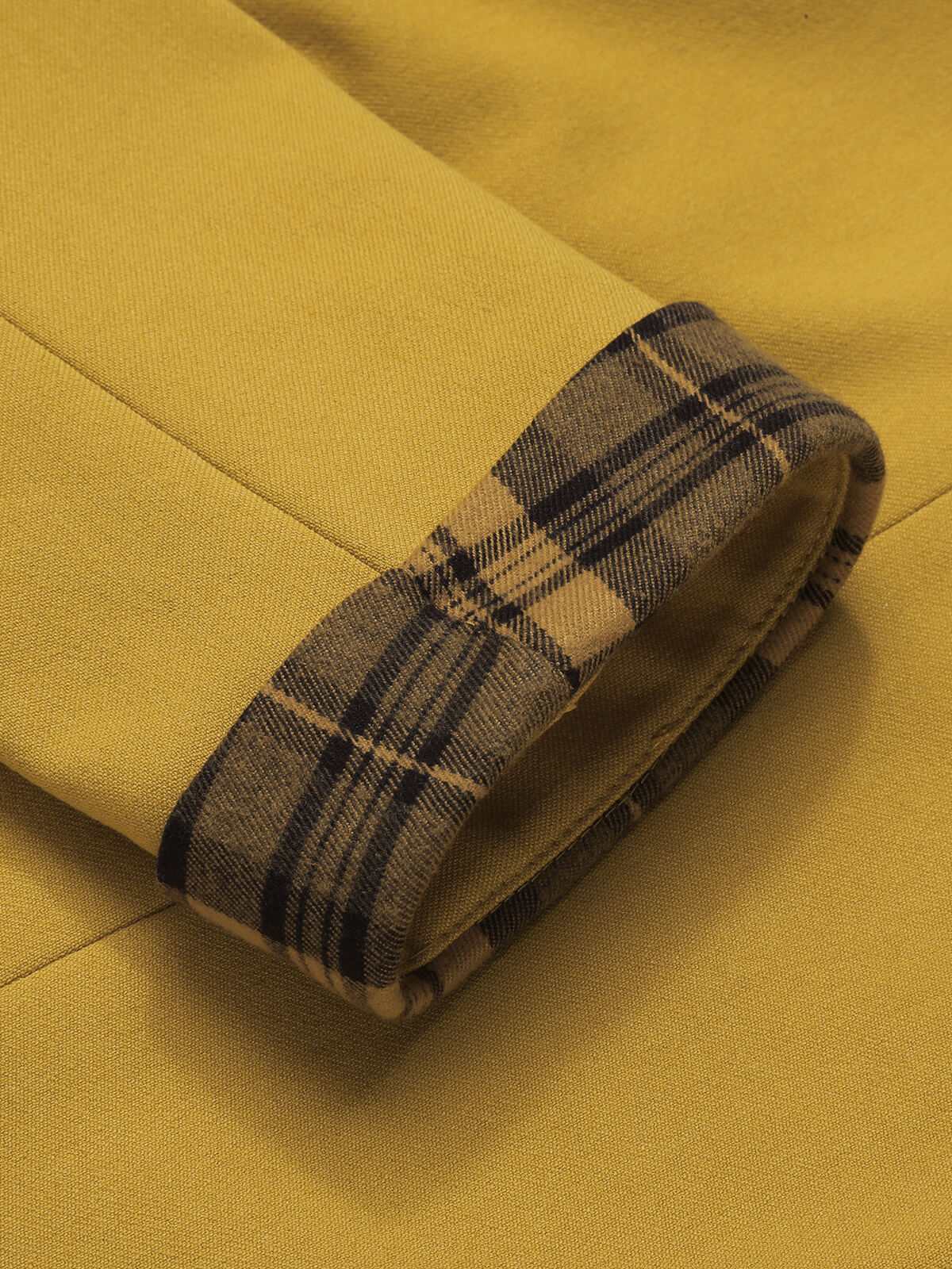 Manteau court jaune à boutons unis des années 1950 - Image 5