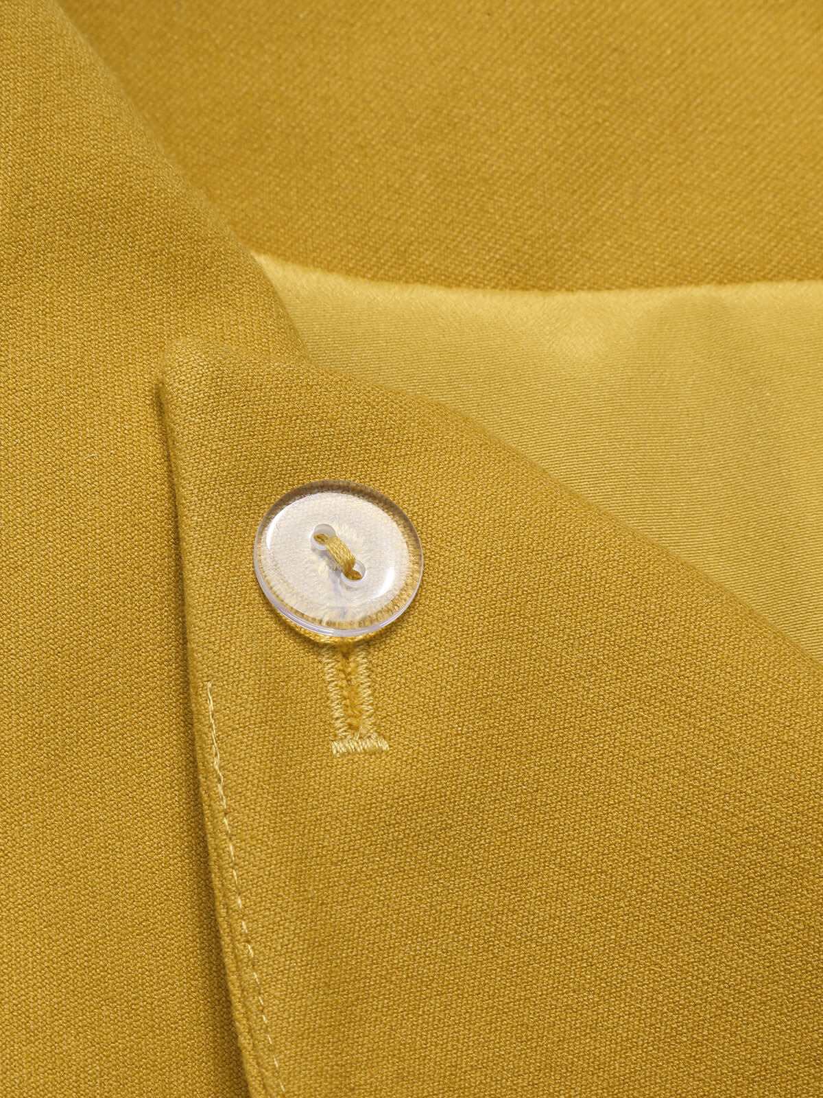 Manteau court jaune à boutons unis des années 1950 - Image 7
