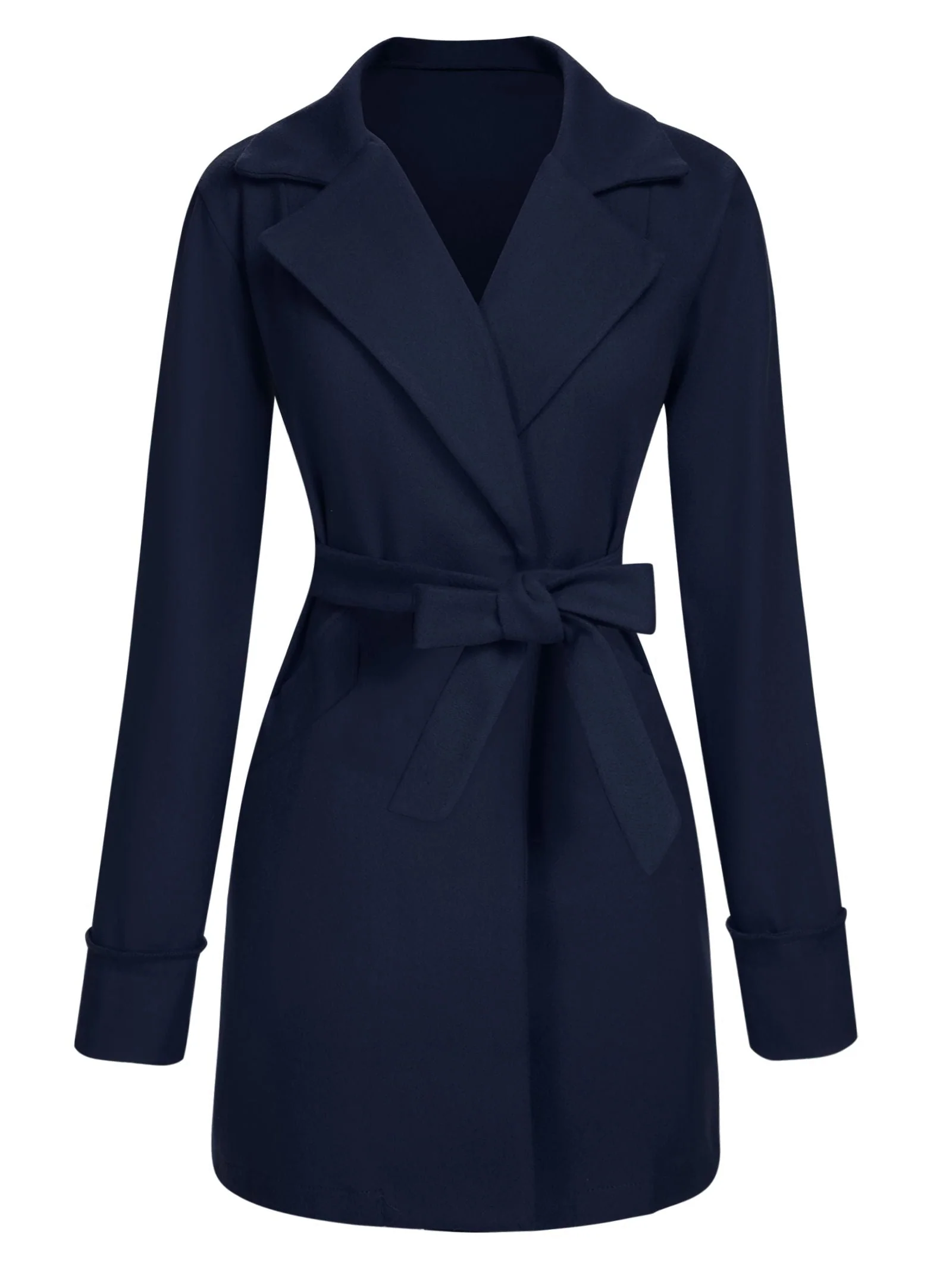 Manteau d'hiver ceinturé à revers des années 1960 - Image 13