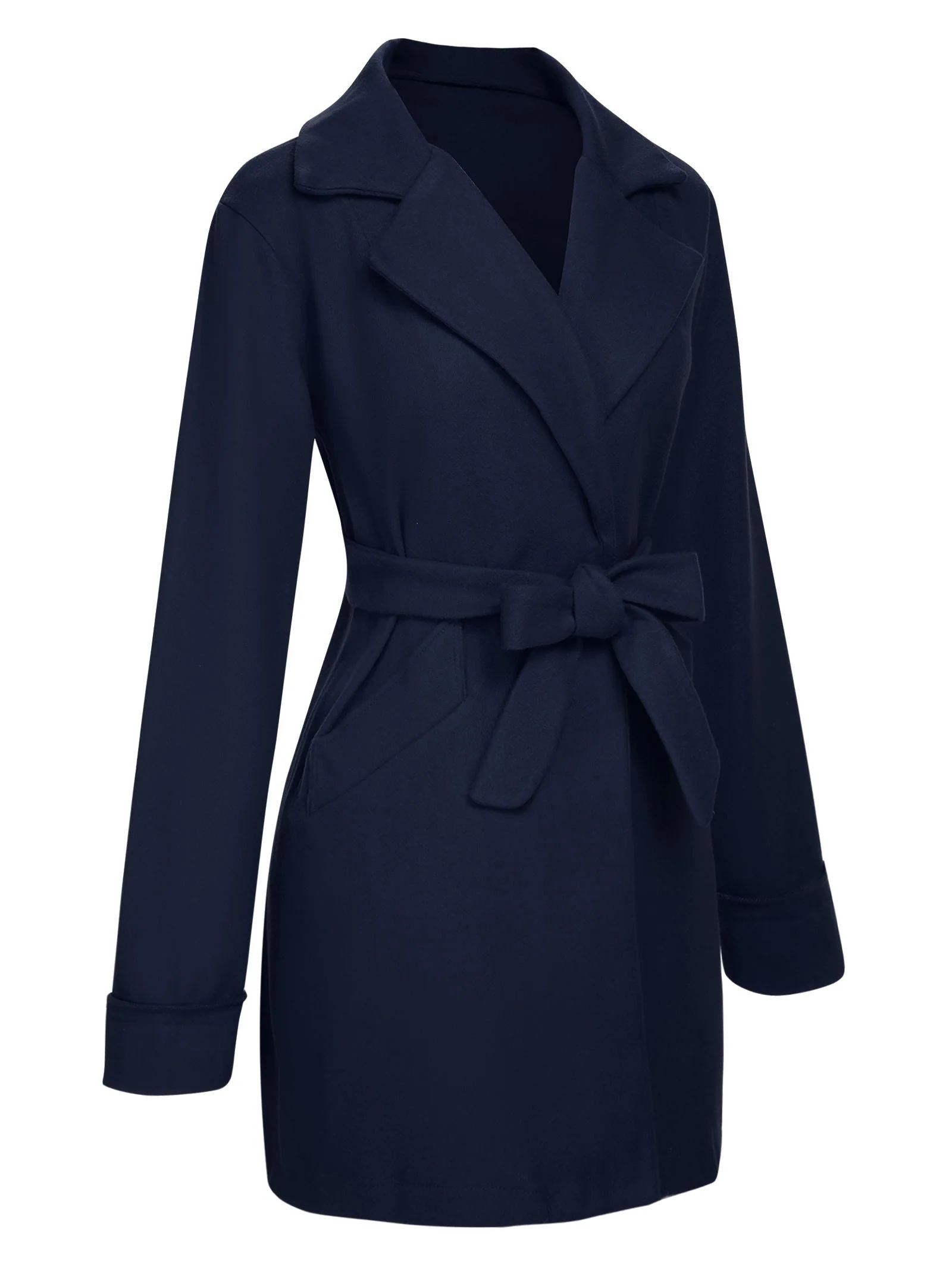 Manteau d'hiver ceinturé à revers des années 1960 - Image 14