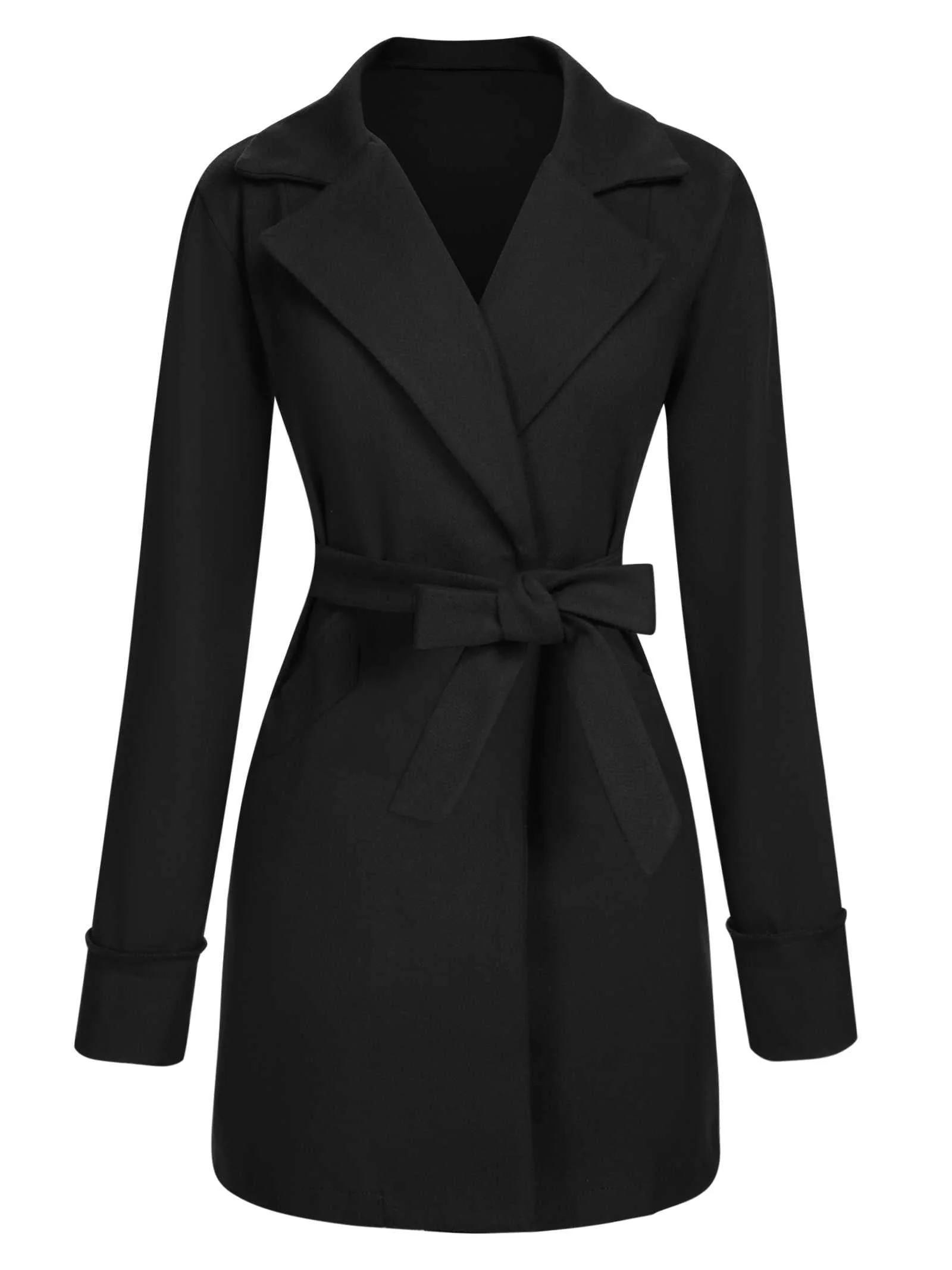 Manteau d'hiver ceinturé à revers des années 1960 - Image 7