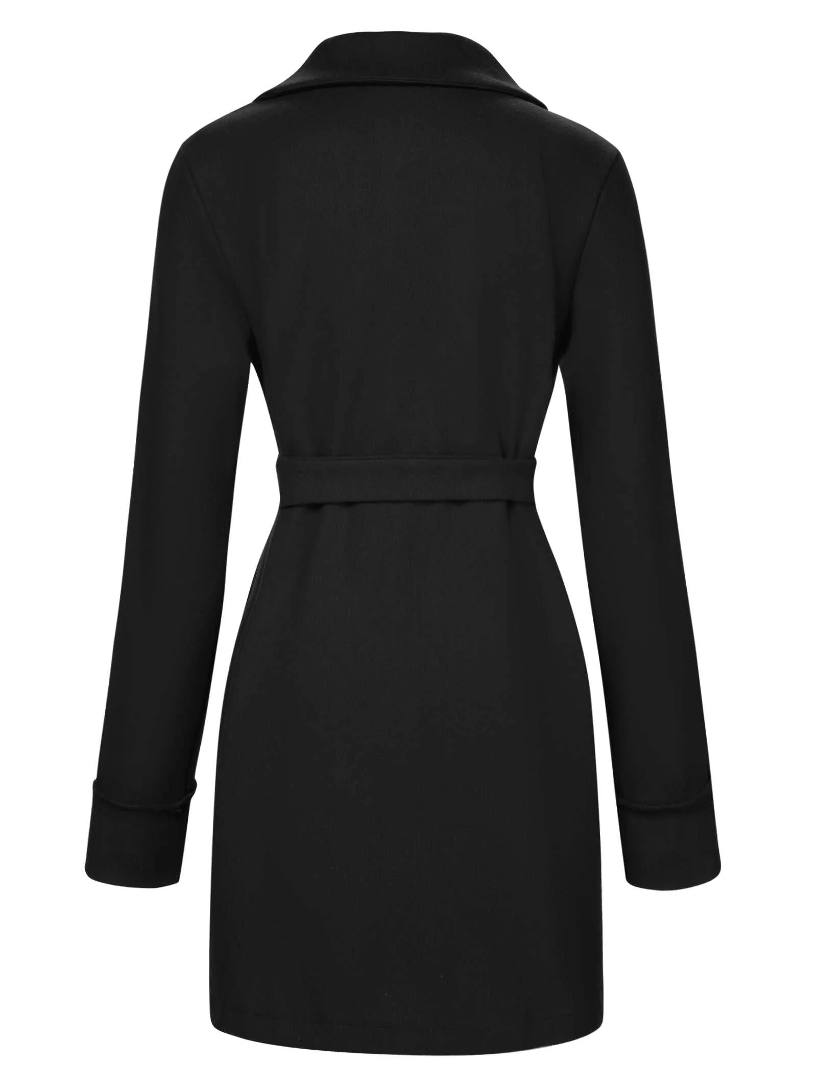 Manteau d'hiver ceinturé à revers des années 1960 - Image 9