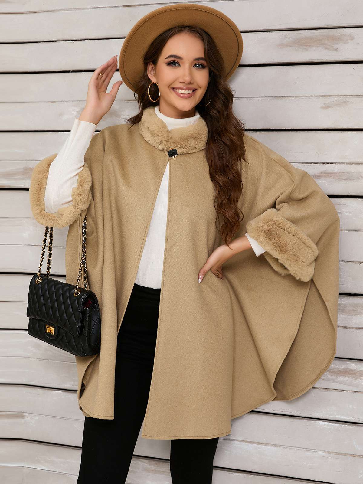 Manteau en fausse fourrure vintage des années 1950 - Image 5