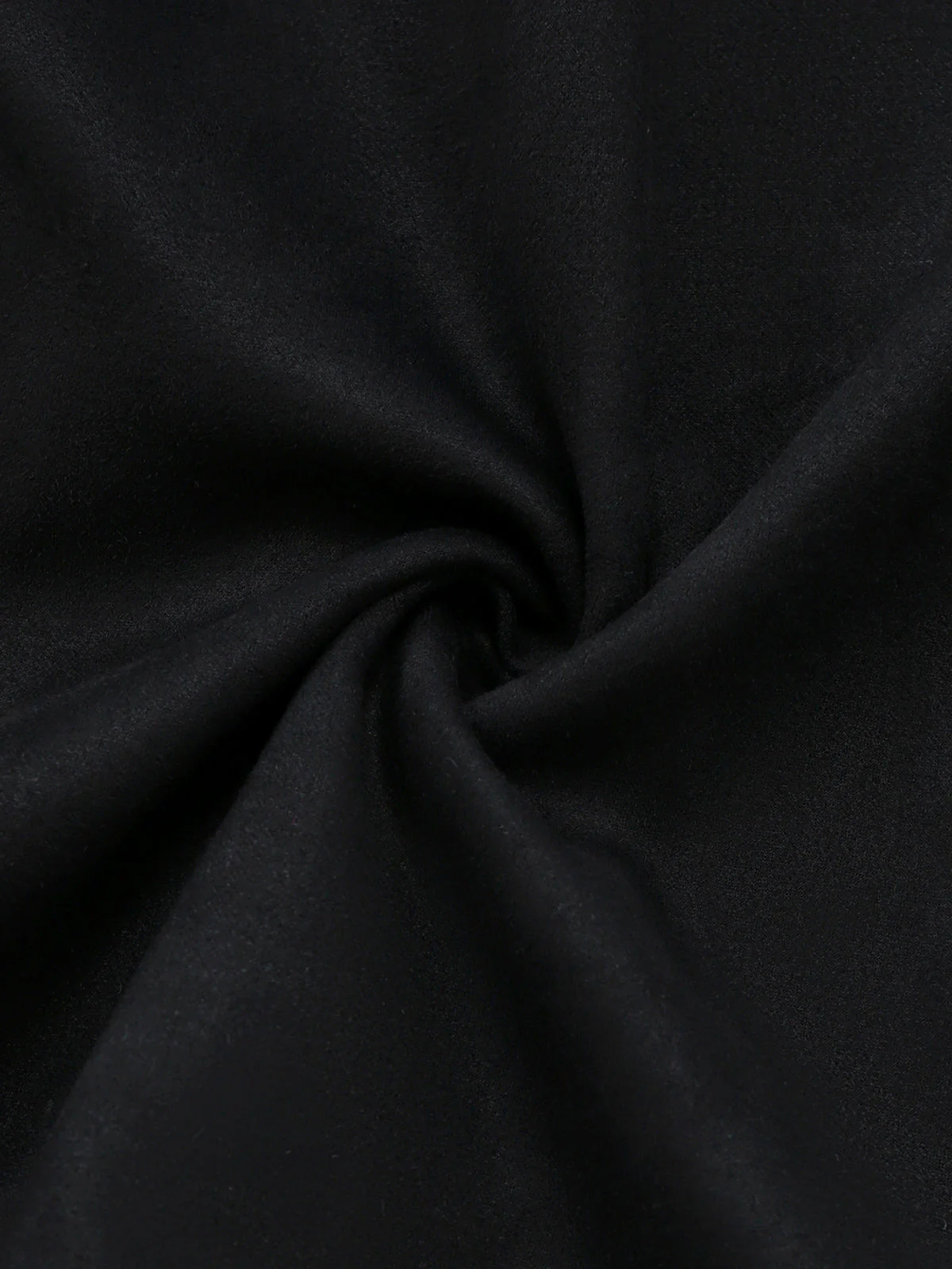 Manteau long noire à bordure en fausse fourrure années 1930 - Image 6