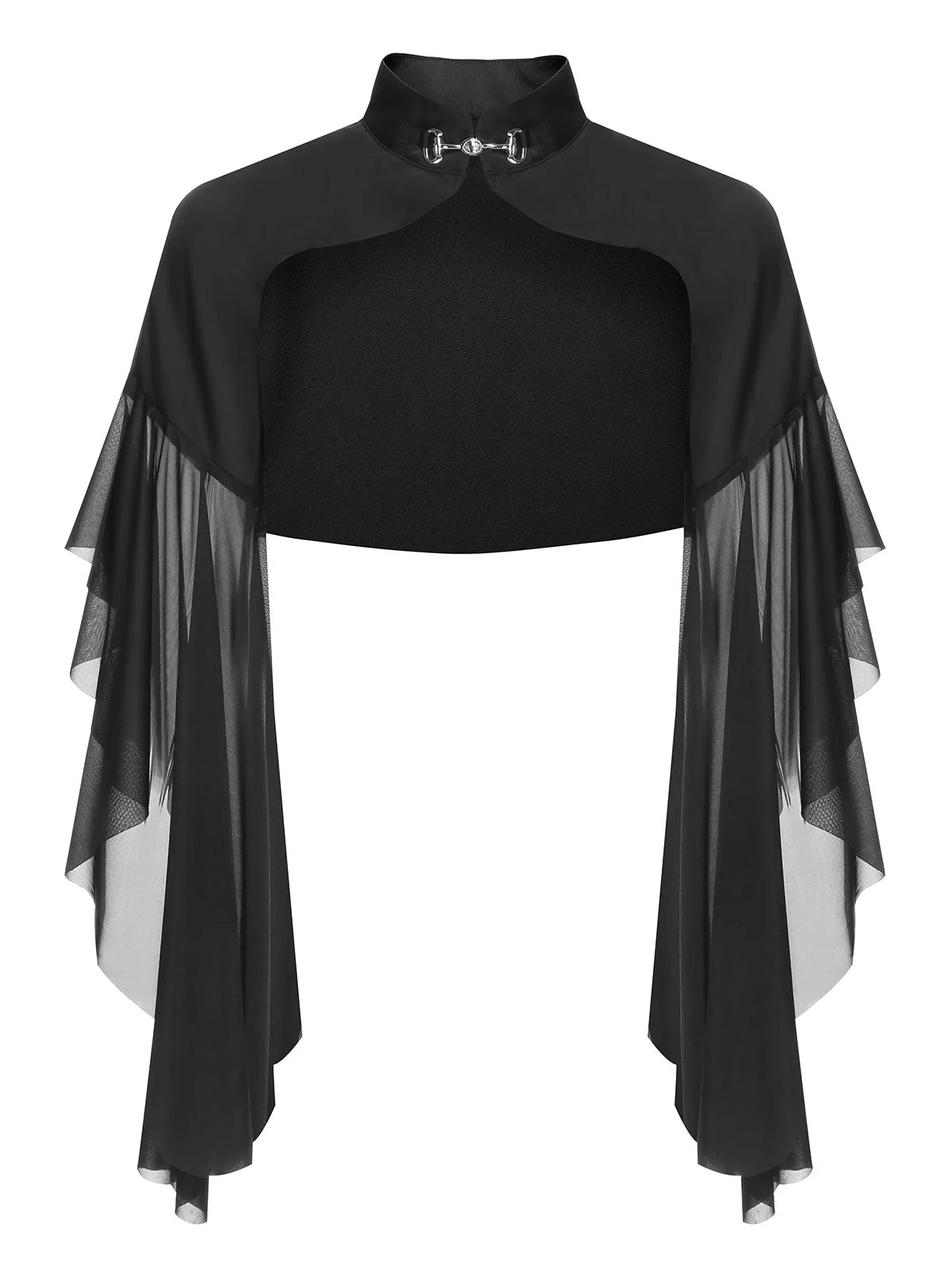 Manteau transparent patchwork Halloween noir des années 1930 - Image 4