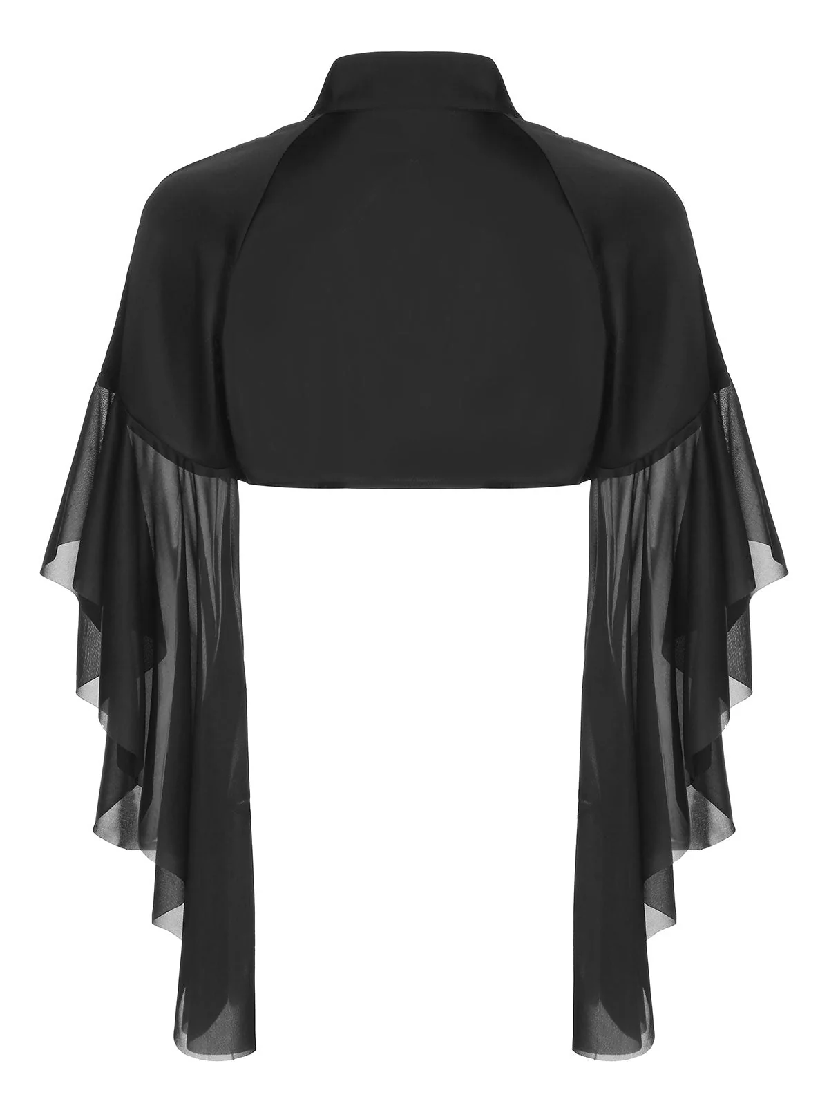 Manteau transparent patchwork Halloween noir des années 1930 - Image 6