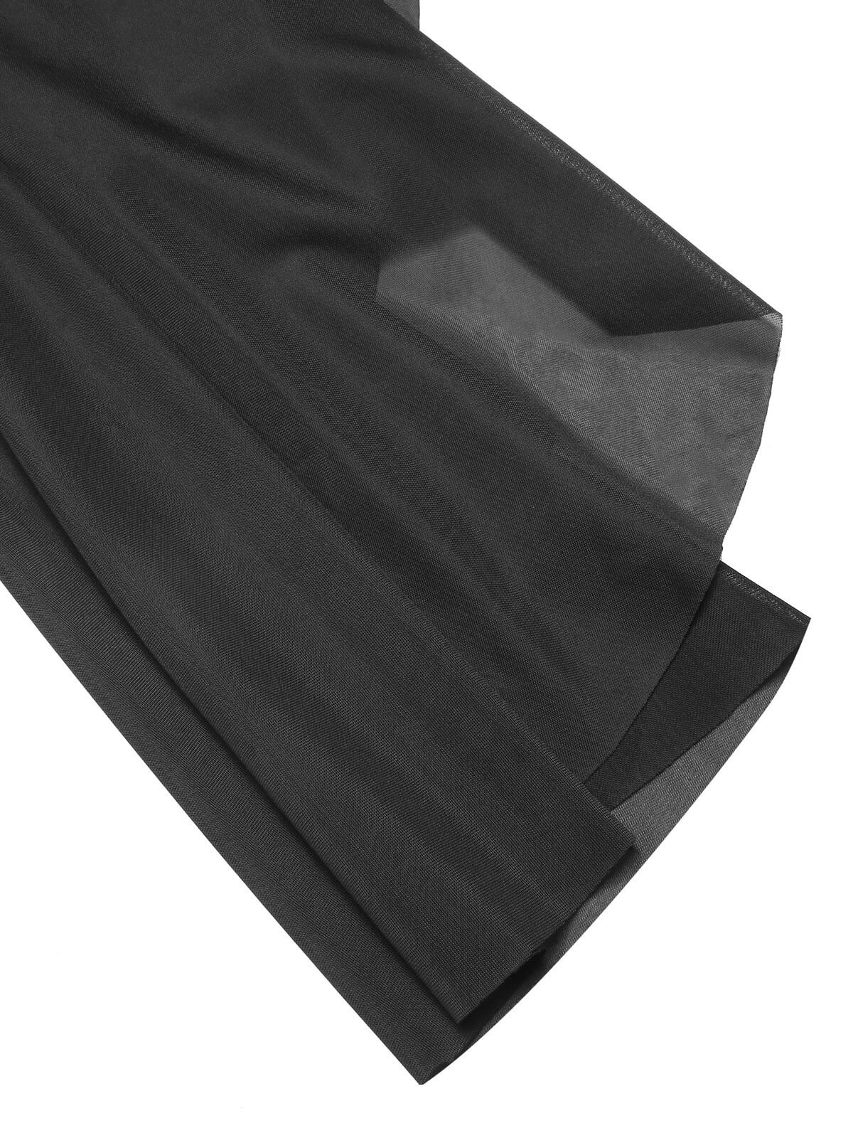 Manteau transparent patchwork Halloween noir des années 1930 - Image 8