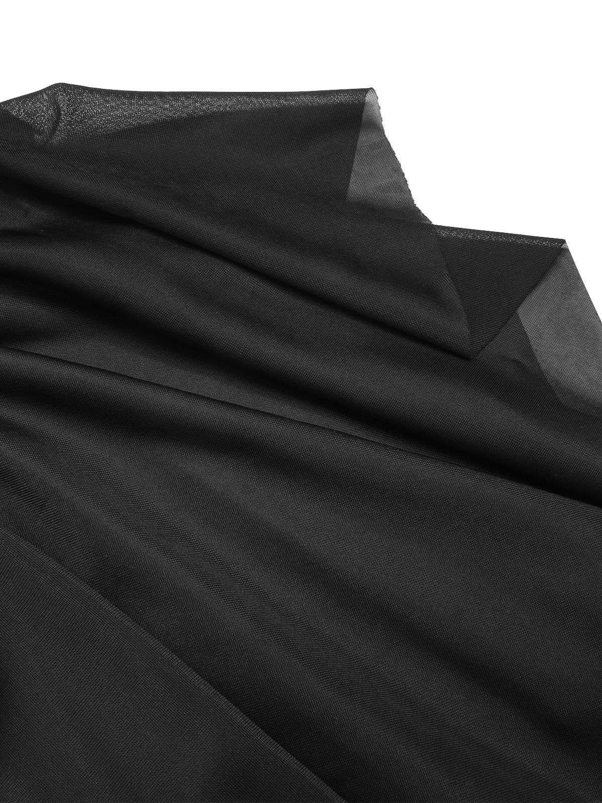 Manteau transparent patchwork Halloween noir des années 1930 - Image 9