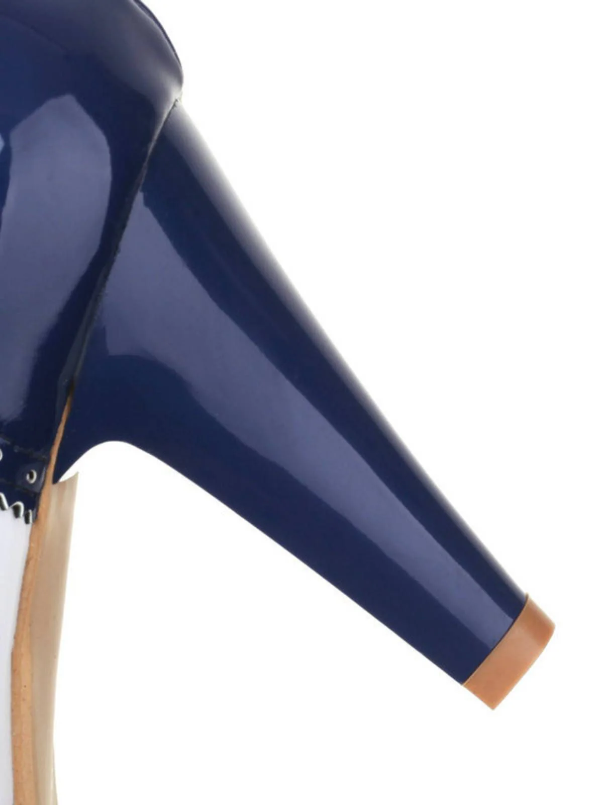 Mary Jane Patchwork Chaussures à talons hauts - Image 17