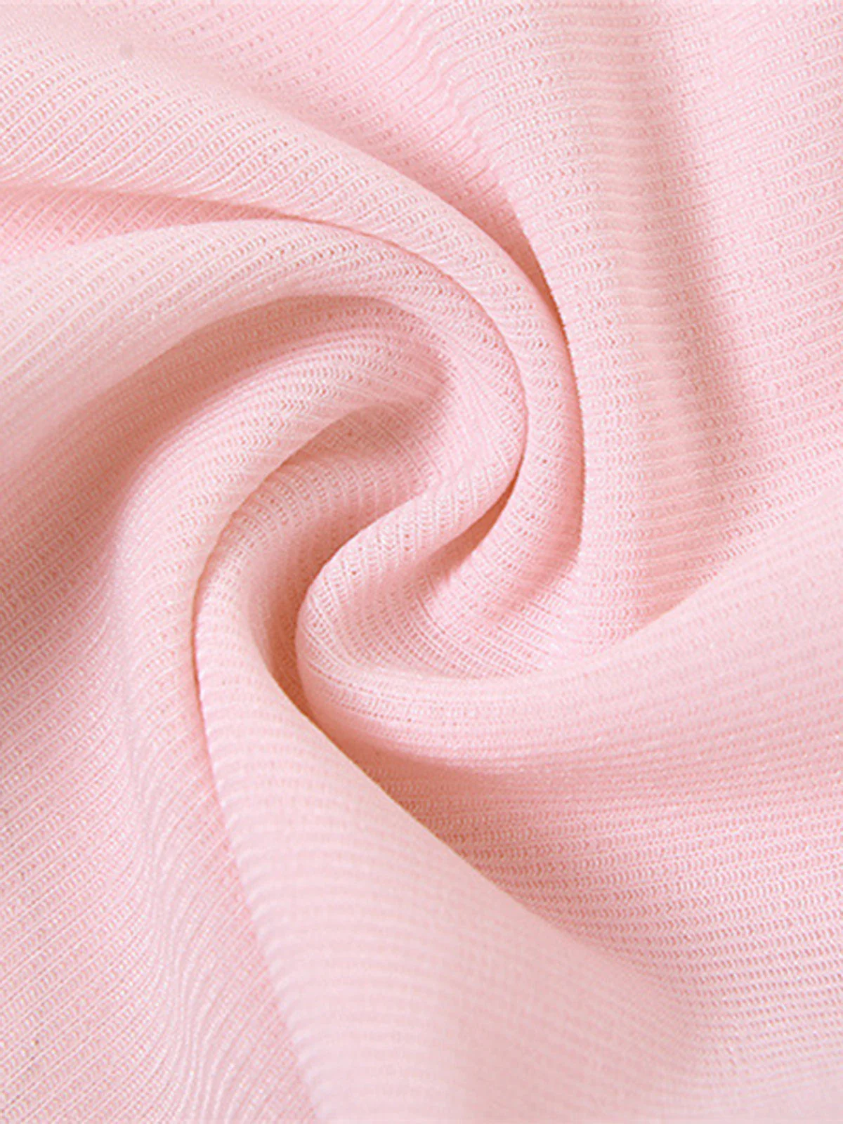 Mini jupe en dentelle brodée rose années 80 - Image 4