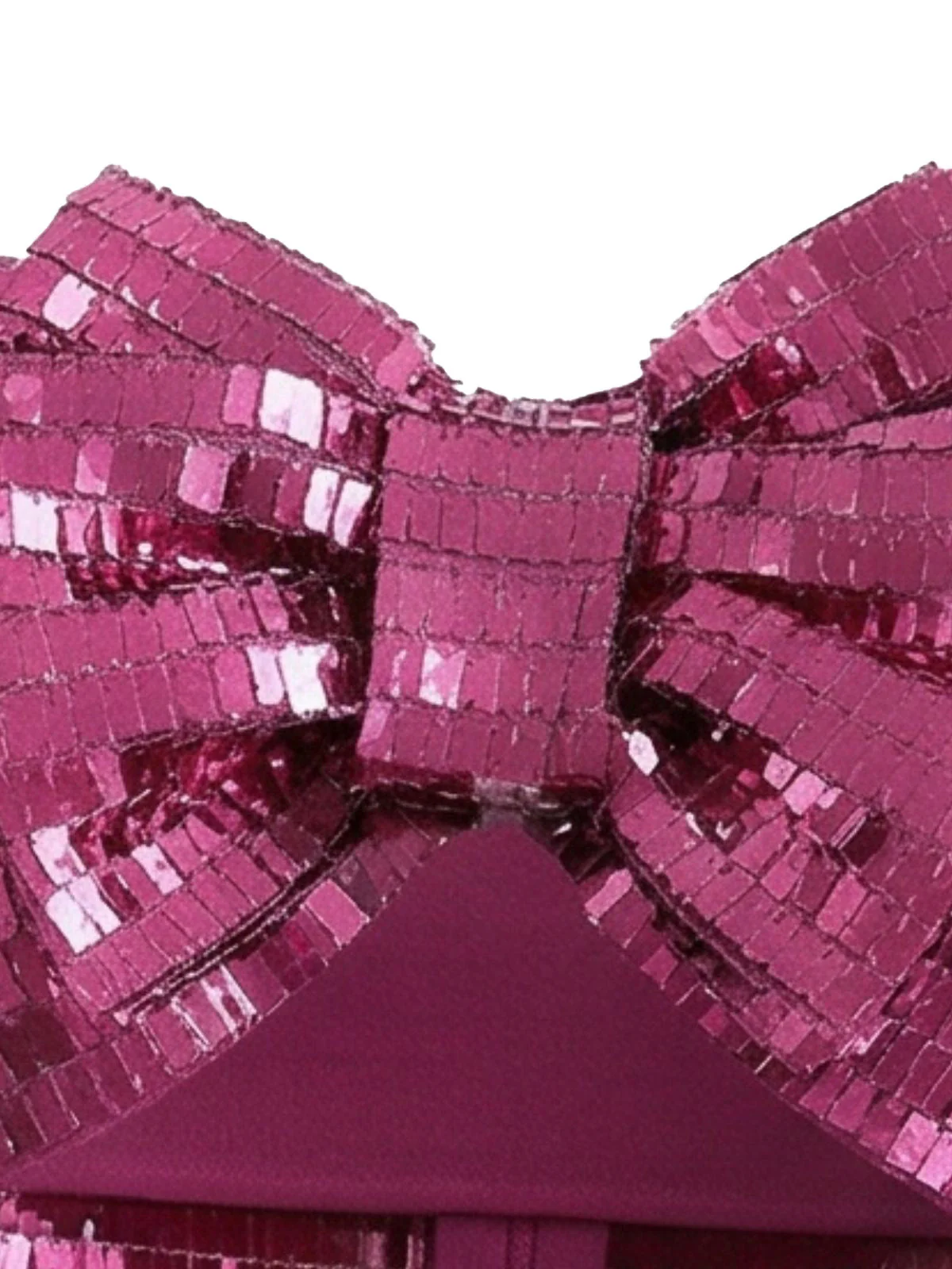 Mini Robe Fuchsie Bustier à Sequins Années 1960 - Image 3