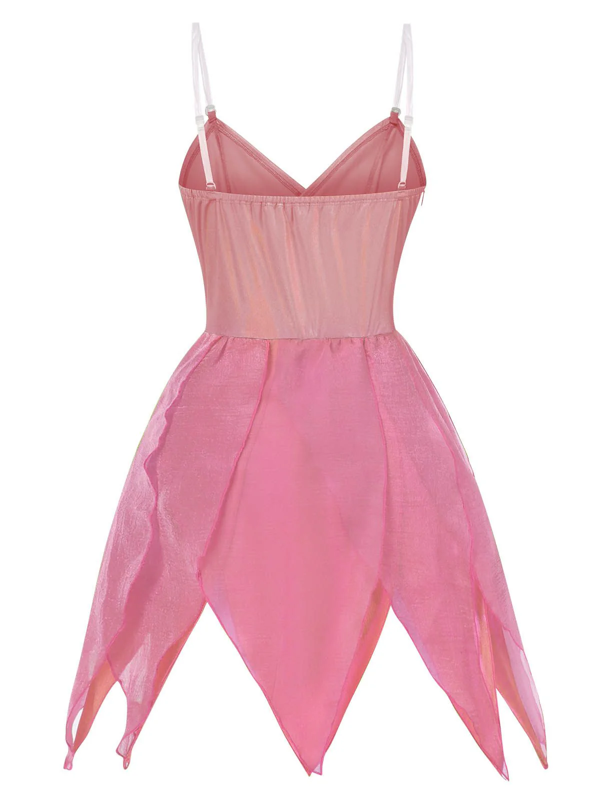 [Prévente] Mini-robe verte à ourlet pétales style fée Clochette des années 1970 - Image 11