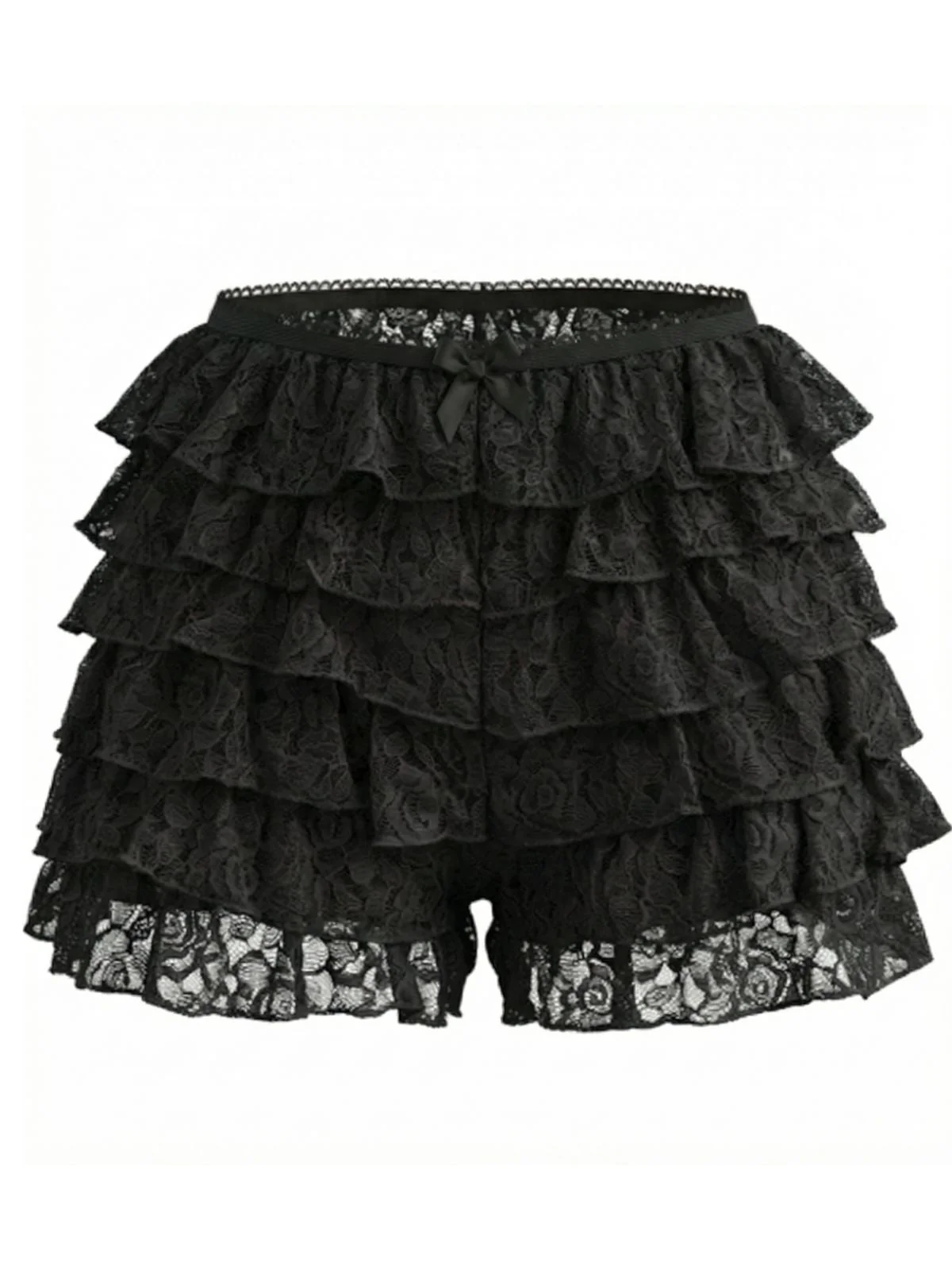 Mini-shorts en dentelle unie années 1950 - Image 3