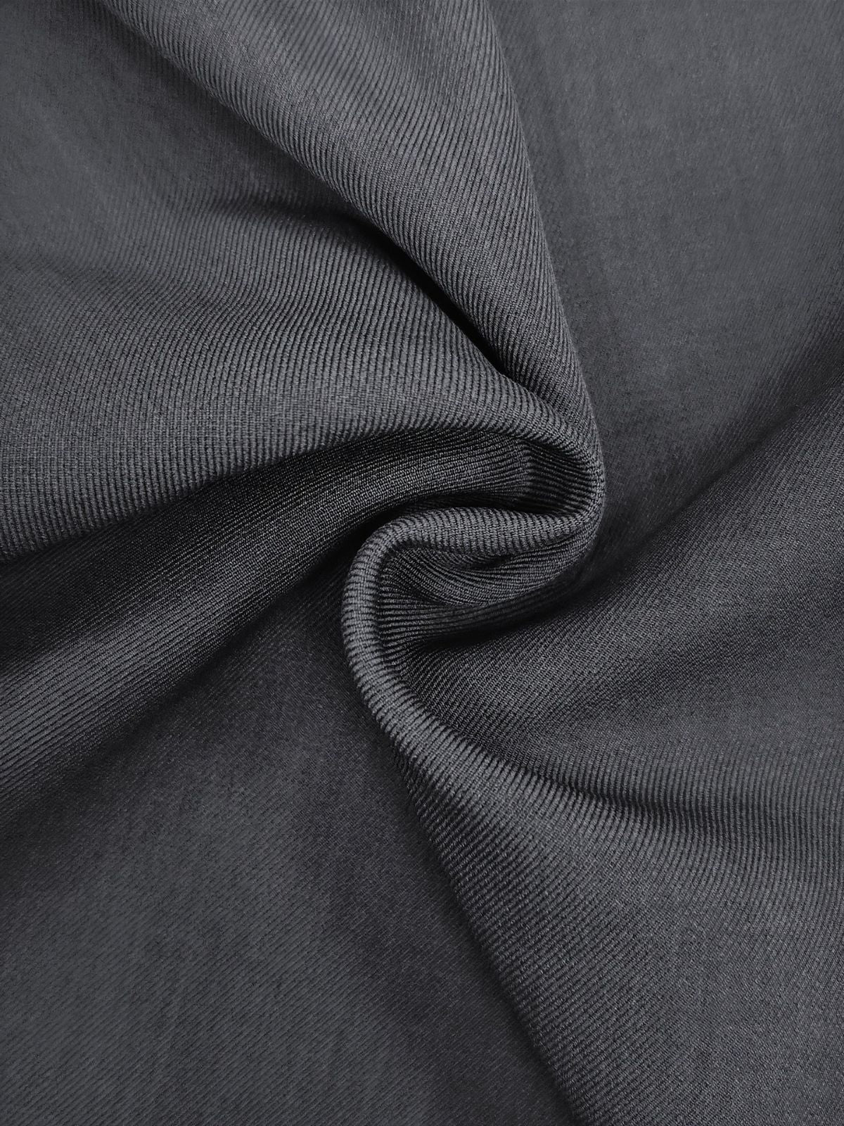 Pantalon gris taille haute plis et bretelles années 60 - Image 9