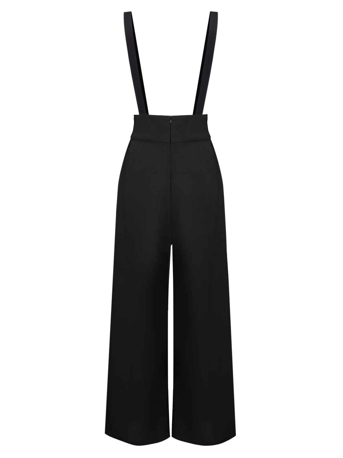 Pantalon noir à Bretelles Unies des Années 1930 - Image 5